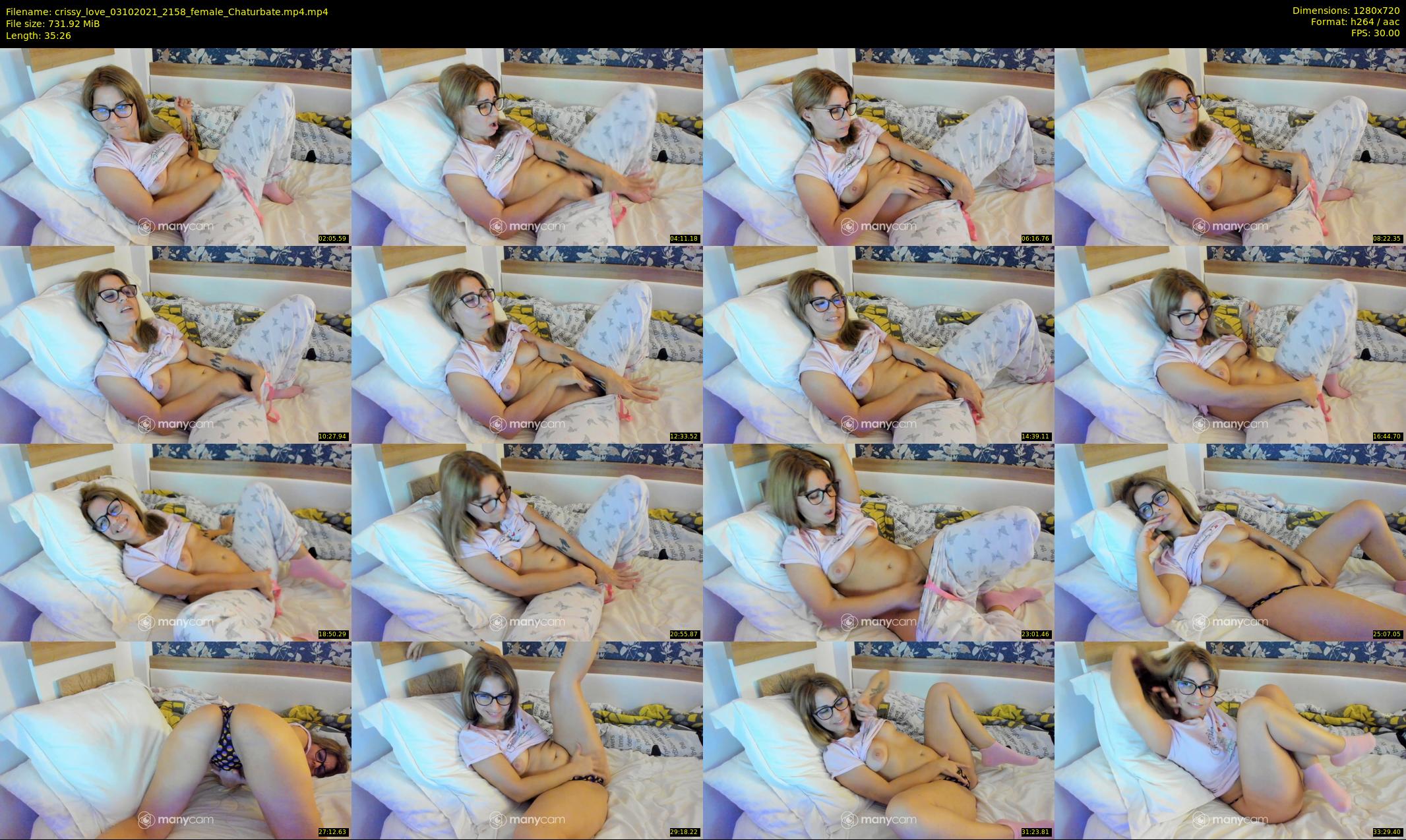 crissy_love — 36 minute Chaturbate female cam show recording, 720p, Oct 3, 2021
