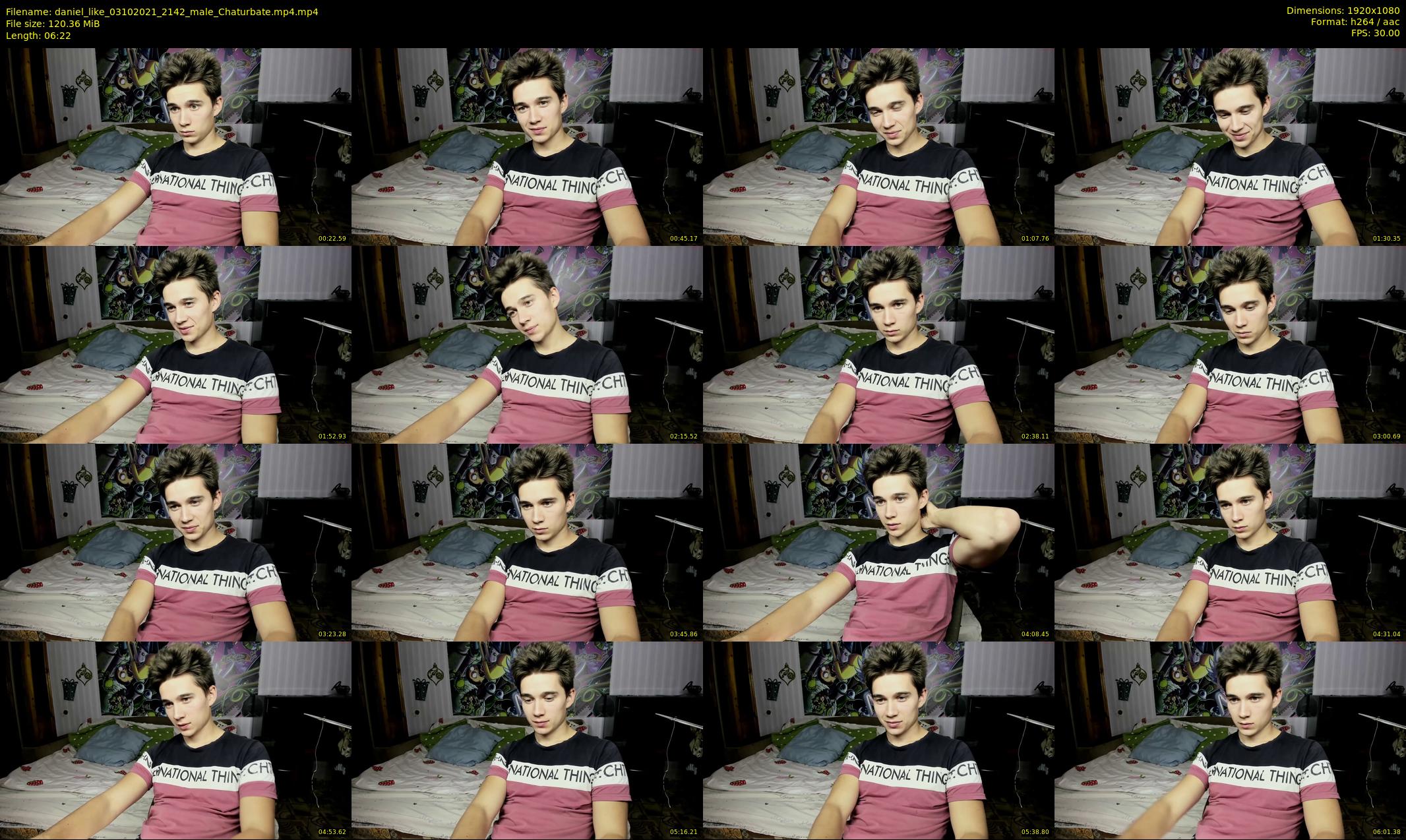 daniel_like — 7 minute Chaturbate male cam show recording, 1080p, Oct 3, 2021