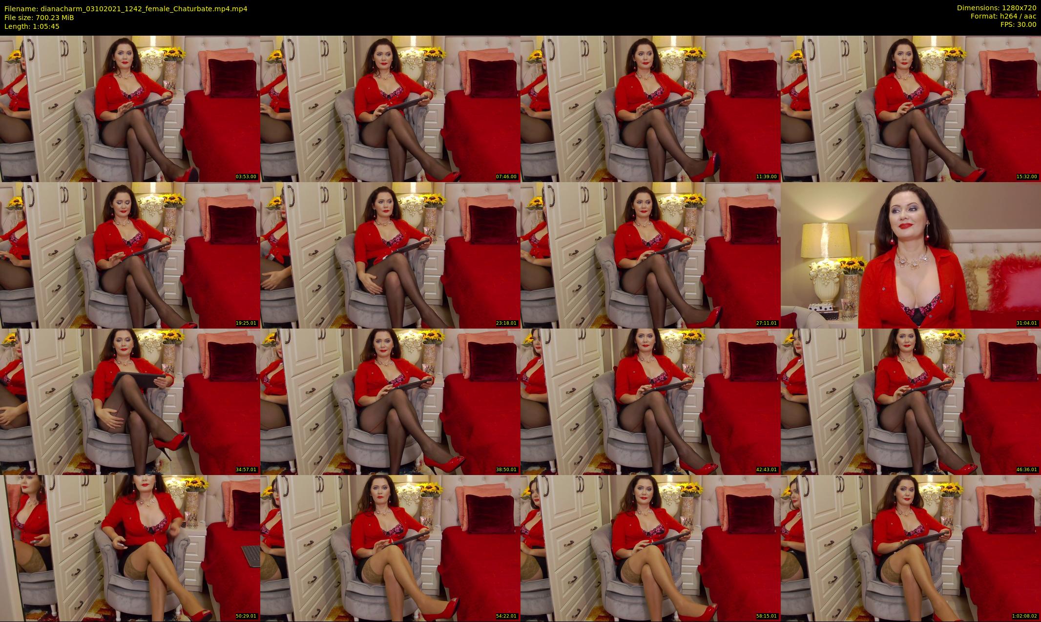 dianacharm — 66 minute Chaturbate female cam show recording, 720p, Oct 3, 2021