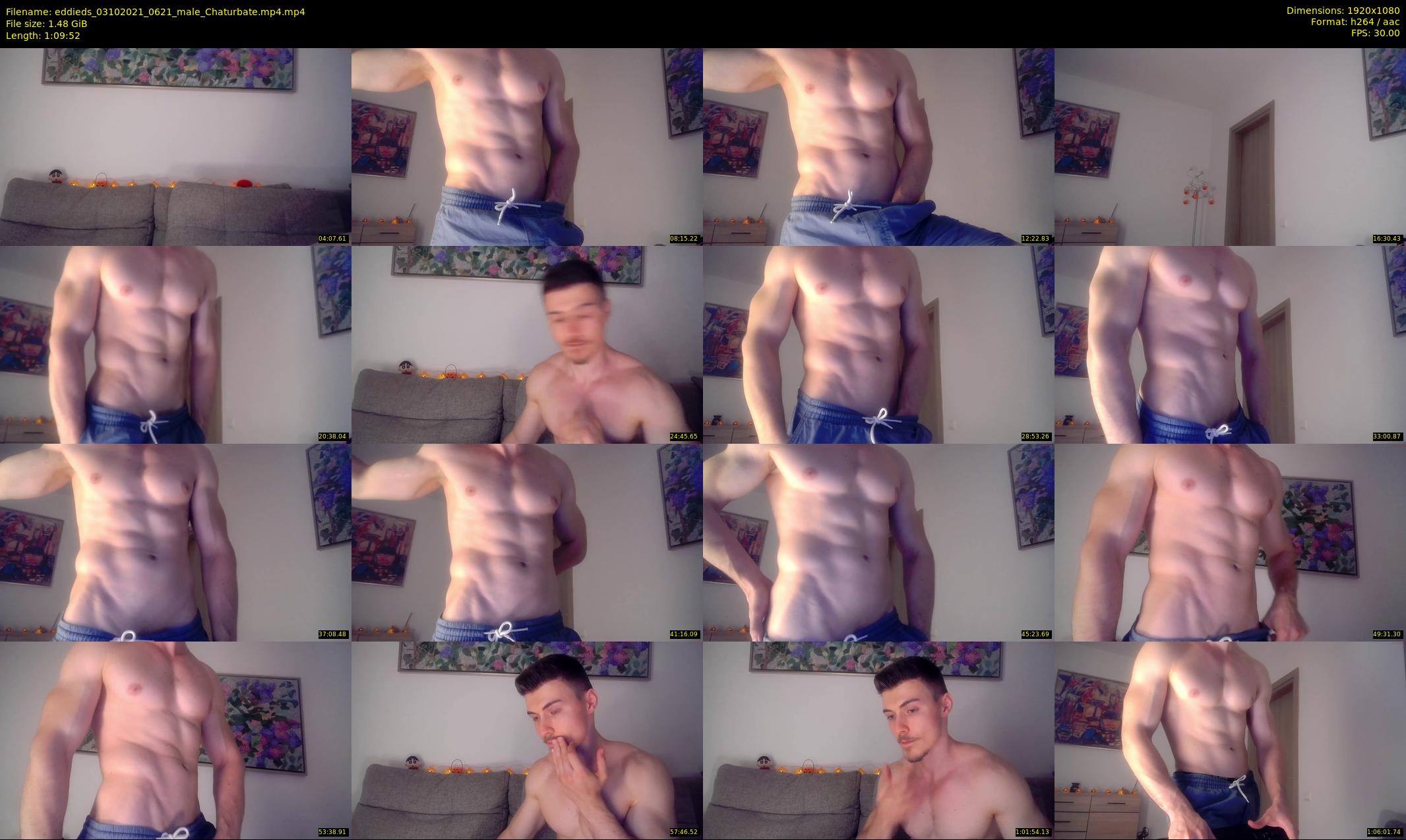 eddieds — 70 minute Chaturbate male cam show recording, 1080p, Oct 3, 2021