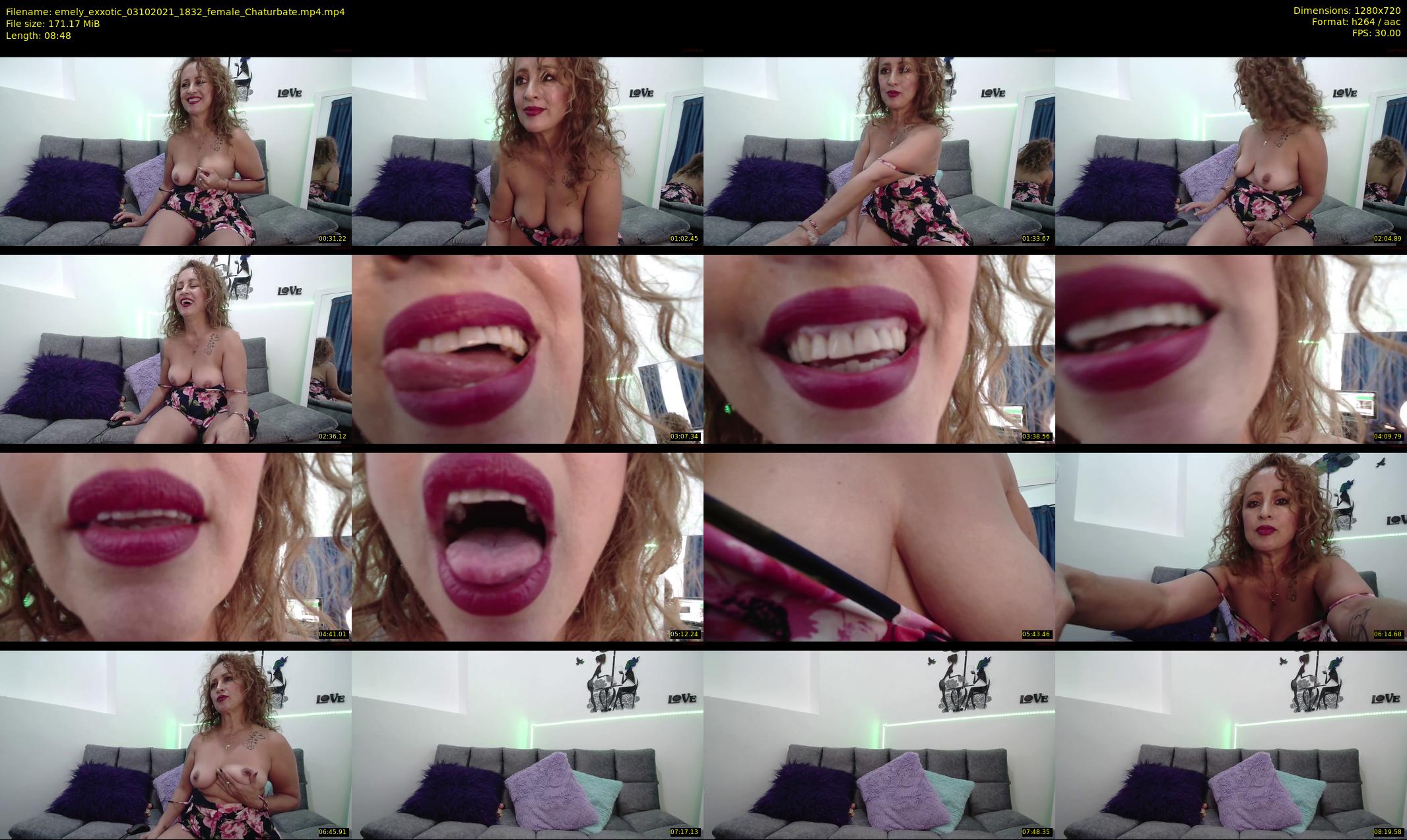 emely_exxotic — 9 minute Chaturbate female cam show recording, 720p, Oct 3, 2021