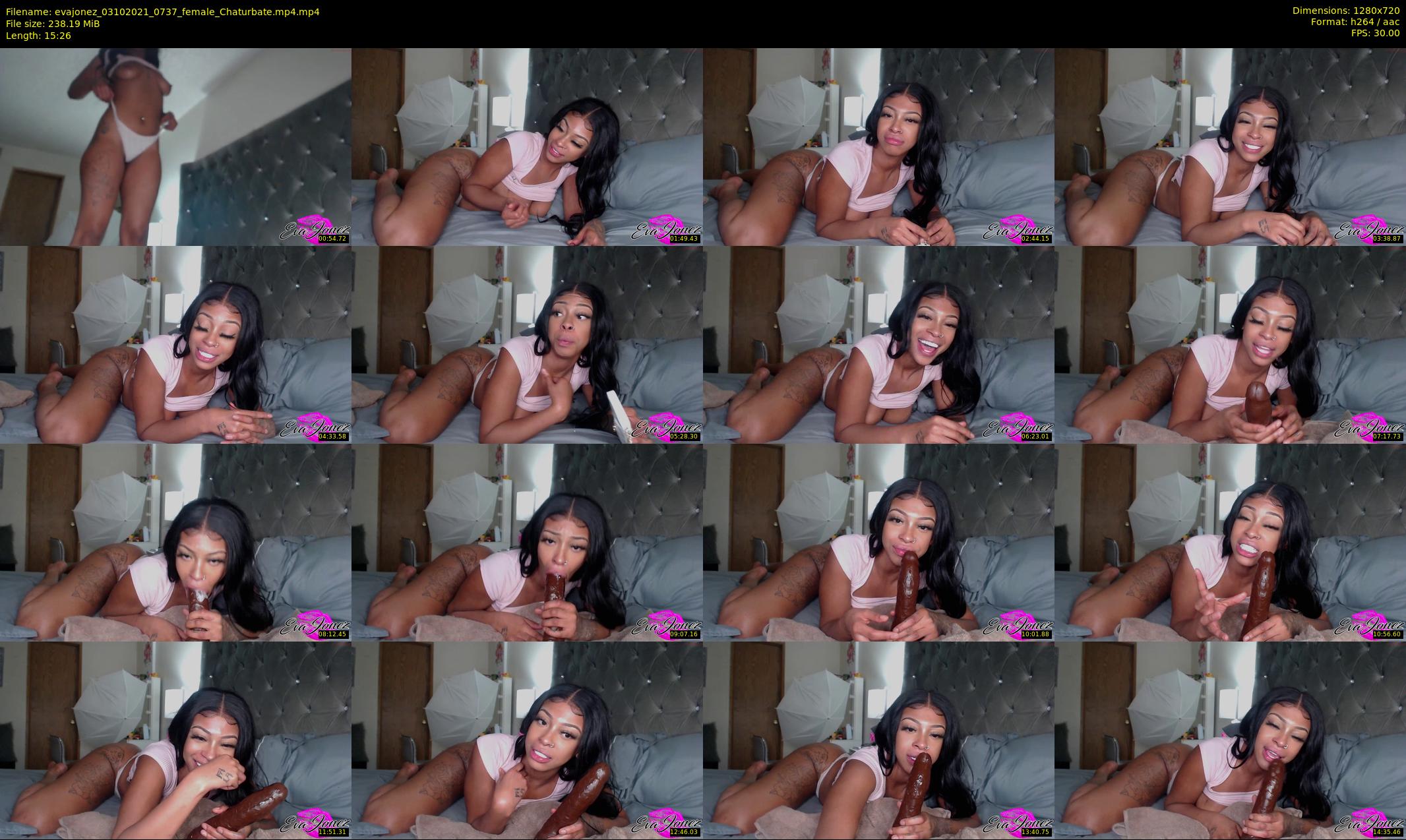 evajonez — 16 minute Chaturbate female cam show recording, 720p, Oct 3, 2021