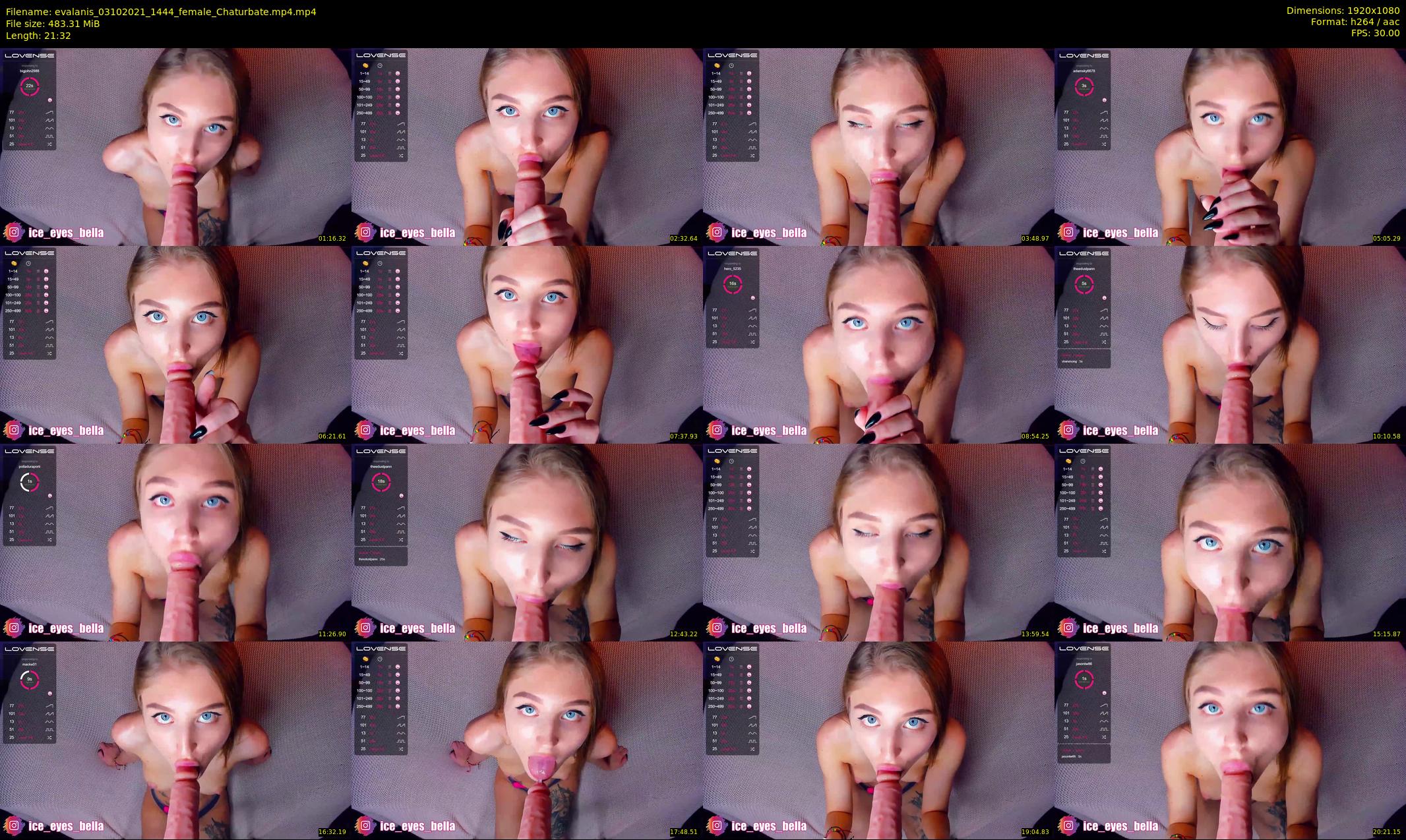 evalanis — 22 minute Chaturbate couple cam show recording, 1080p, Oct 3, 2021