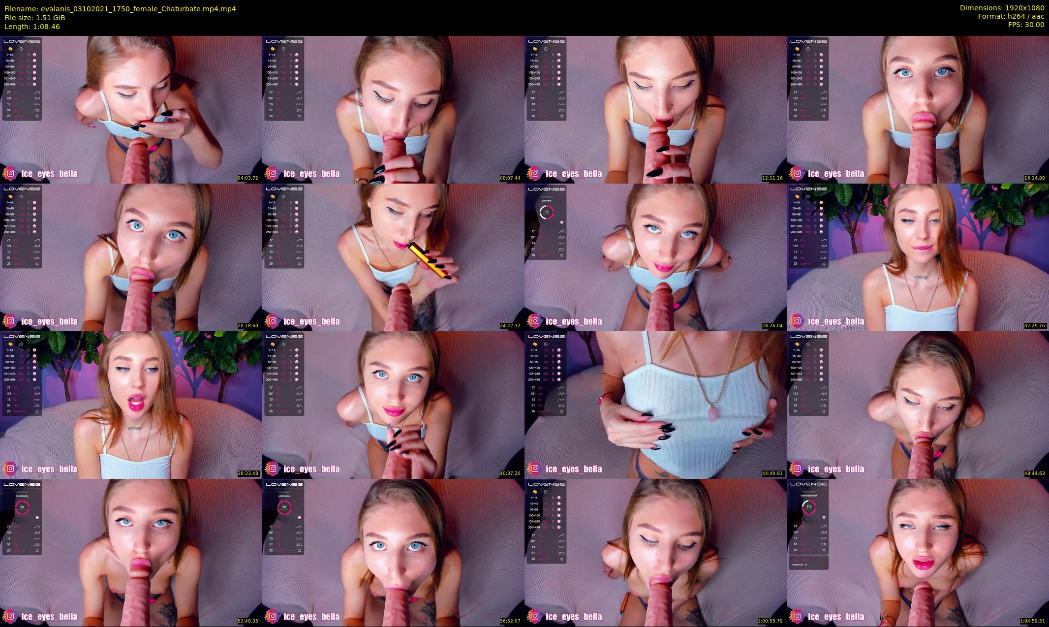 evalanis — 69 minute Chaturbate couple cam show recording, 1080p, Oct 3, 2021