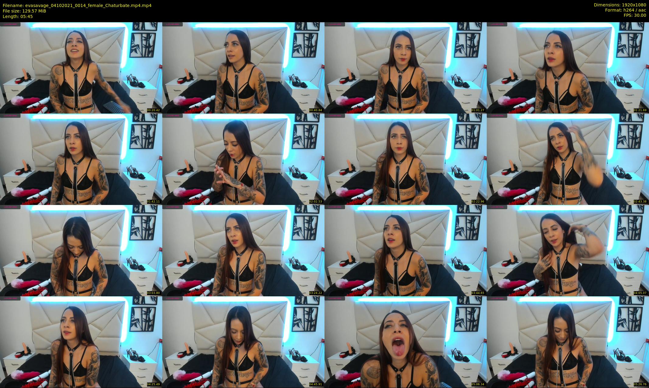 evasavage — 6 minute Chaturbate female cam show recording, 1080p, Oct 4, 2021