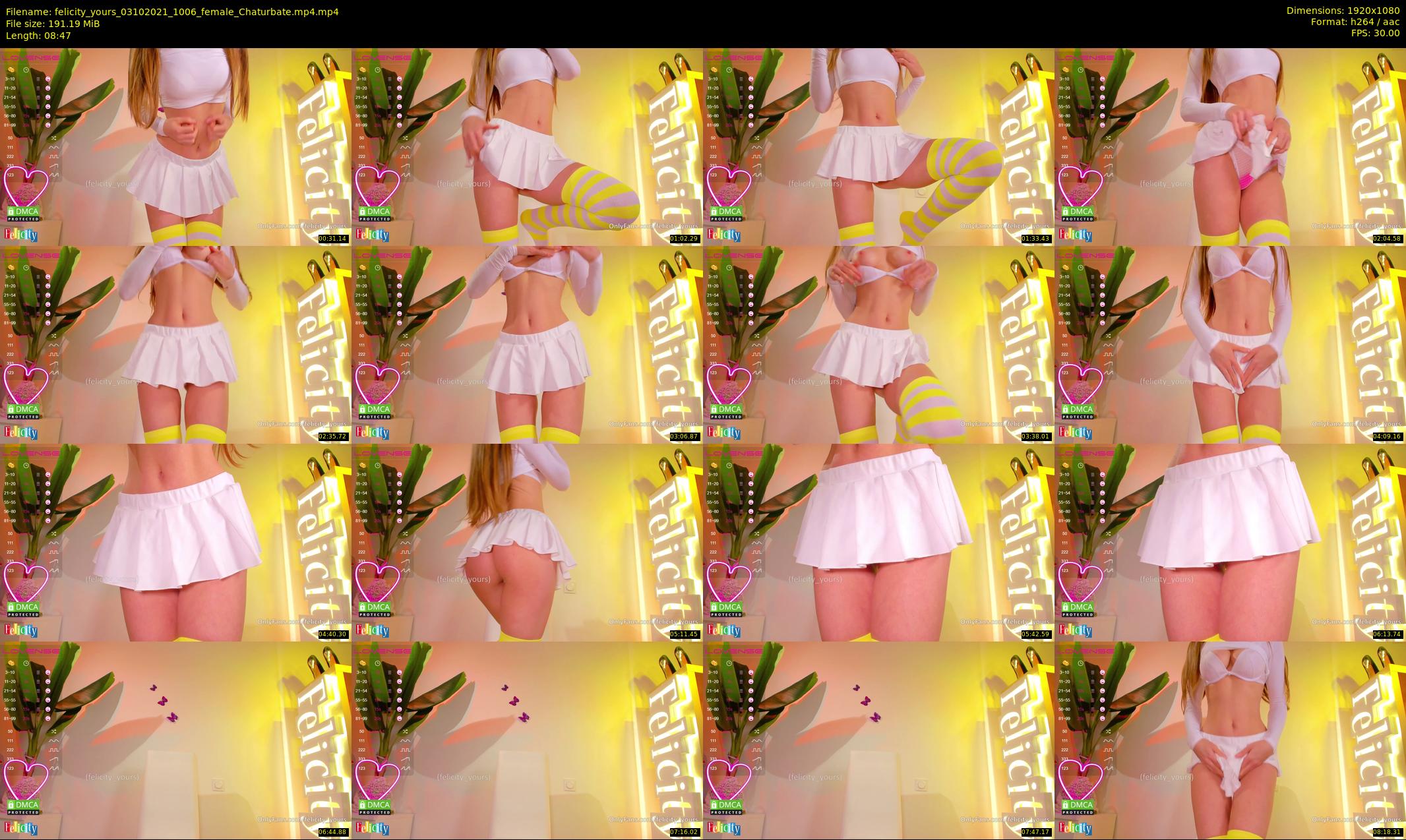 felicity_yours — 9 minute Chaturbate female cam show recording, 1080p, Oct 3, 2021