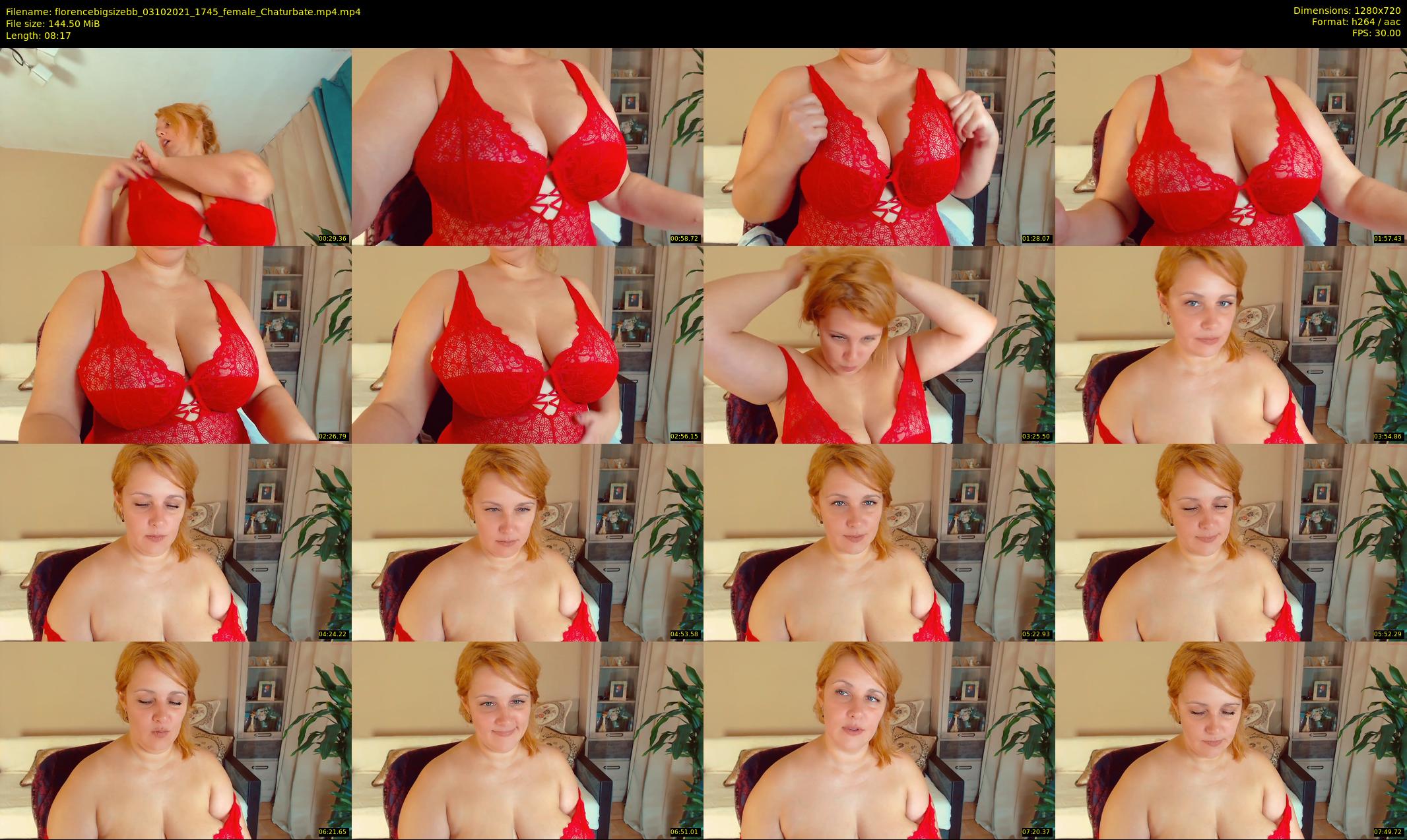 florencebigsizebb — 9 minute Chaturbate female cam show recording, 720p, Oct 3, 2021