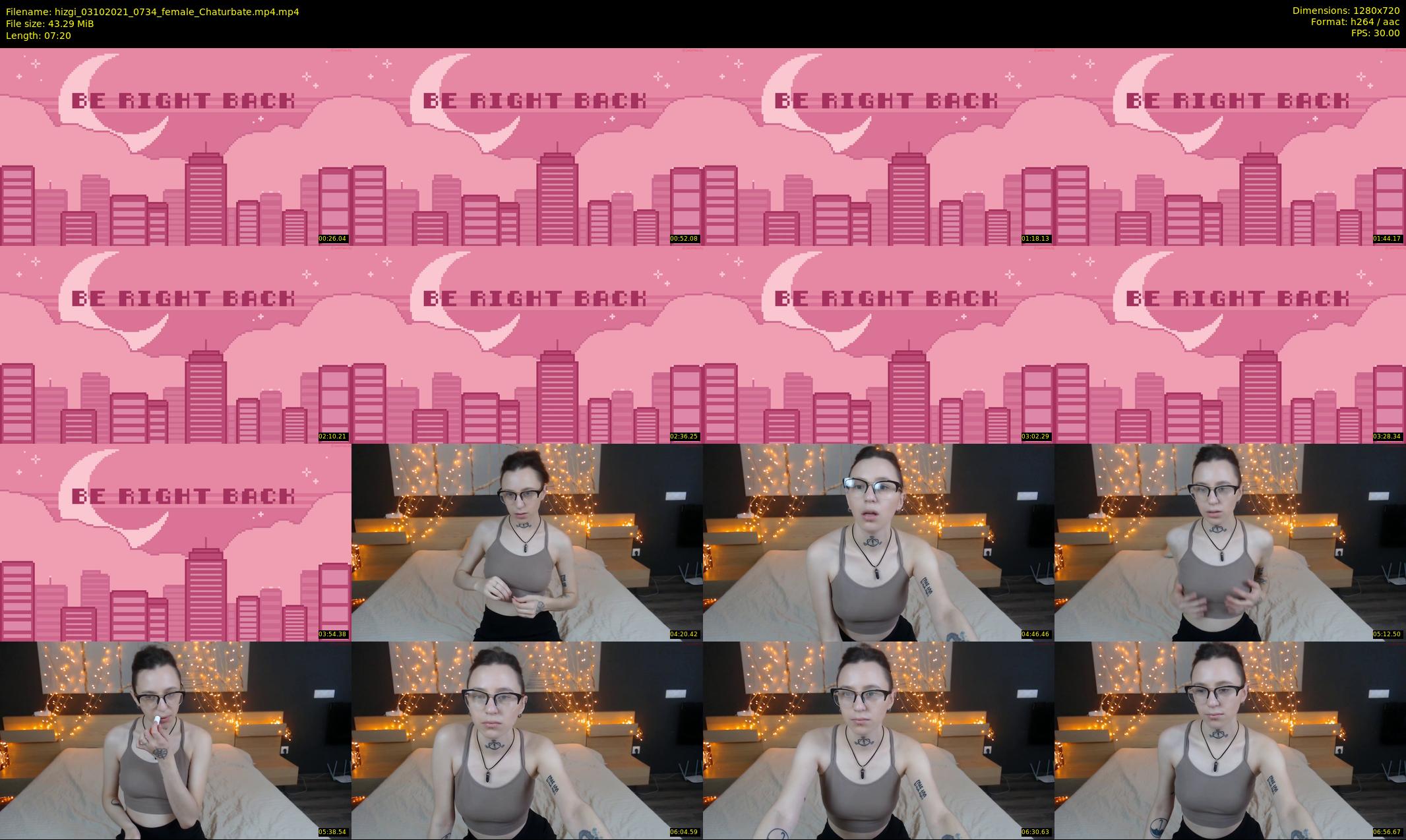 hizgi — 8 minute Chaturbate couple cam show recording, 720p, Oct 3, 2021