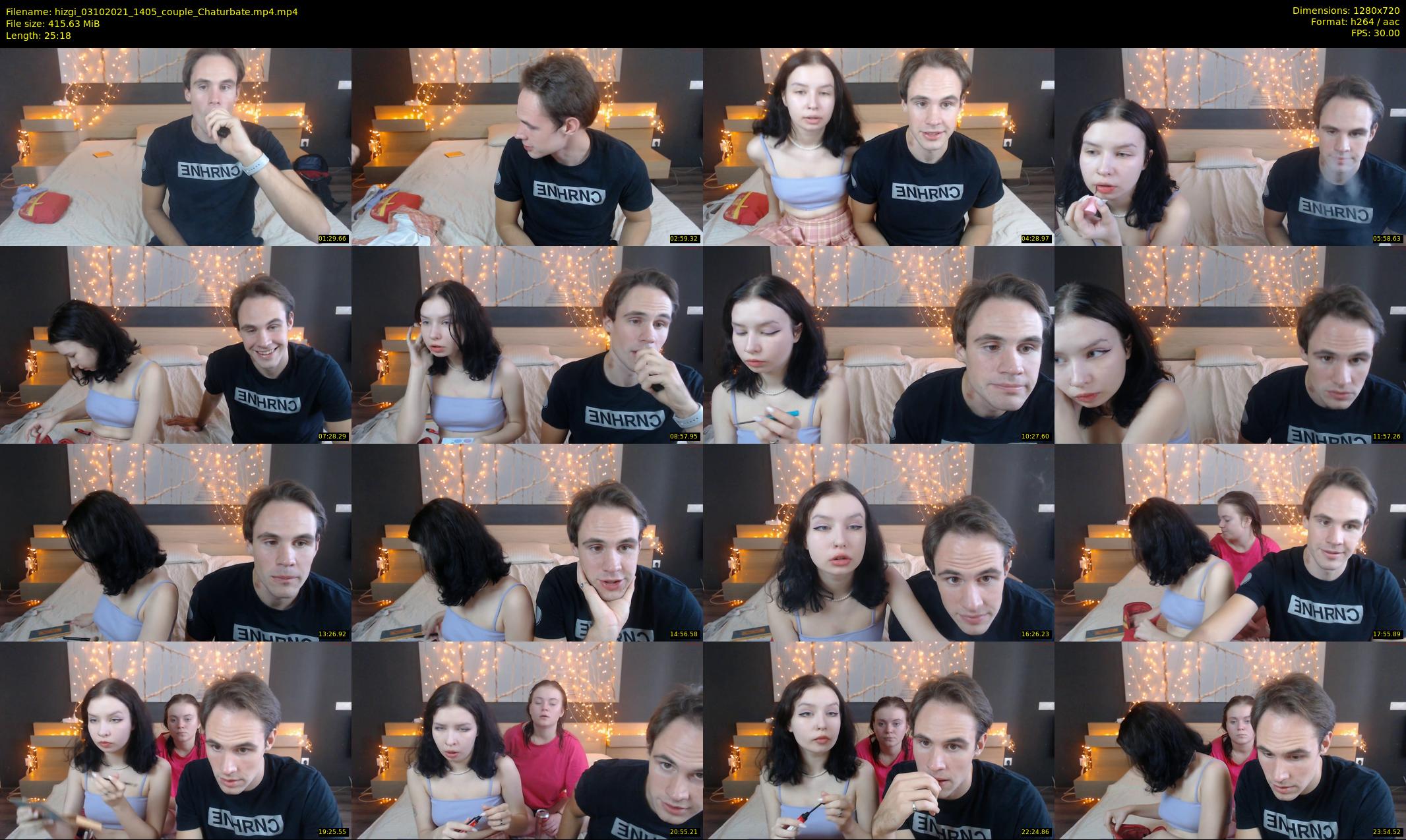 hizgi — 26 minute Chaturbate couple cam show recording, 720p, Oct 3, 2021