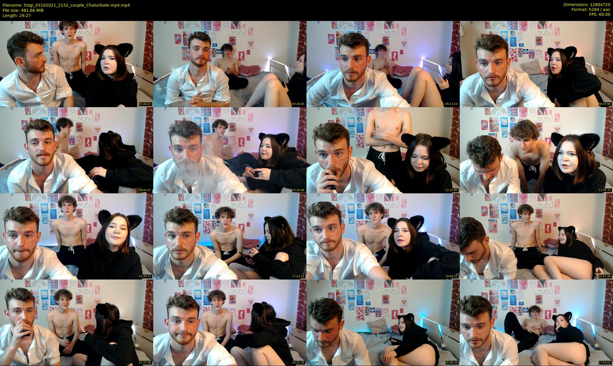 hizgi — 30 minute Chaturbate couple cam show recording, 720p, Oct 3, 2021