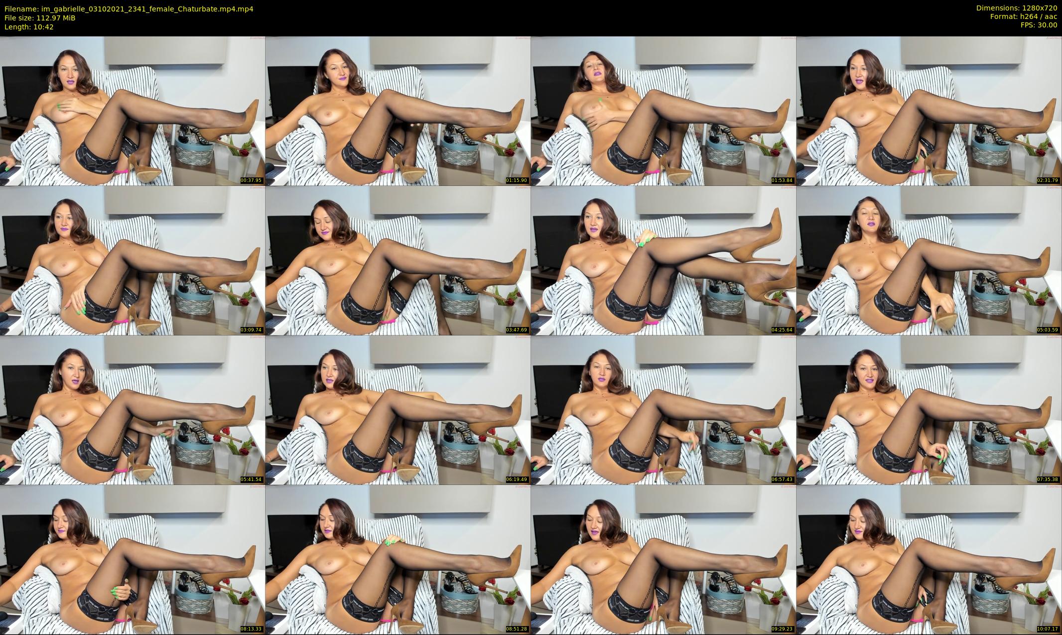 im_gabrielle — 11 minute Chaturbate female cam show recording, 720p, Oct 3, 2021