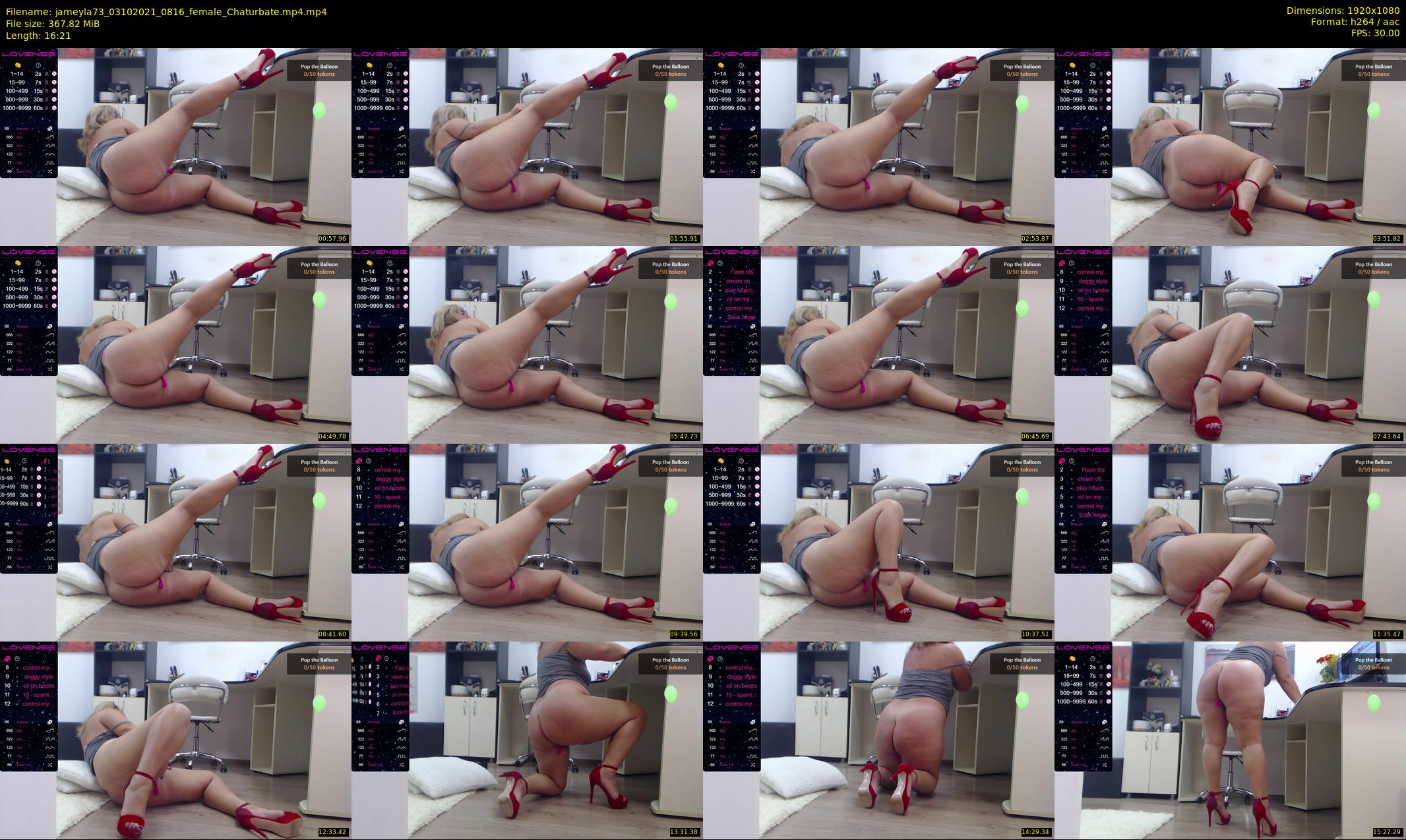 jameyla73 — 17 minute Chaturbate female cam show recording, 1080p, Oct 3, 2021