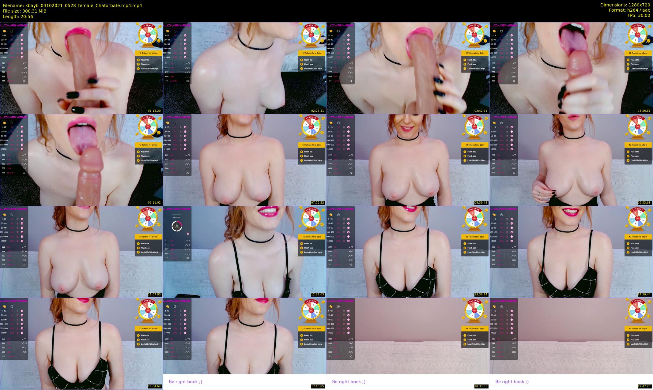 kbayb — 21 minute Chaturbate female cam show recording, 720p, Oct 4, 2021