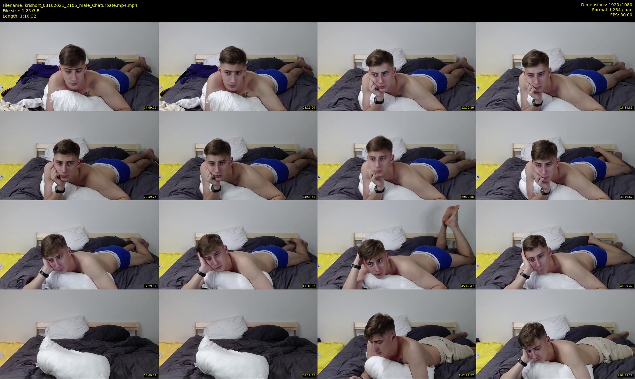 krishort — 71 minute Chaturbate male cam show recording, 1080p, Oct 3, 2021