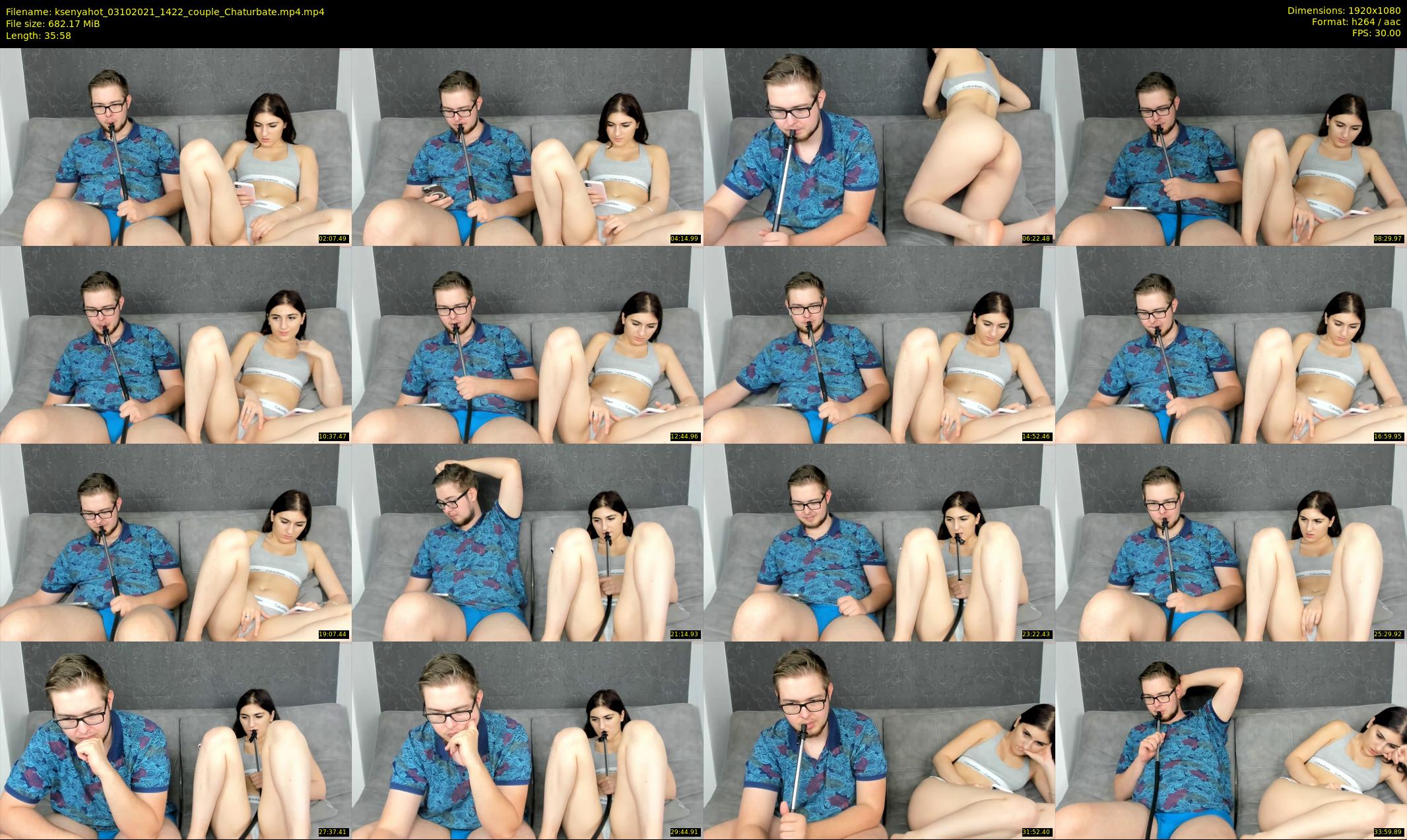 ksenyahot — 36 minute Chaturbate couple cam show recording, 1080p, Oct 3, 2021