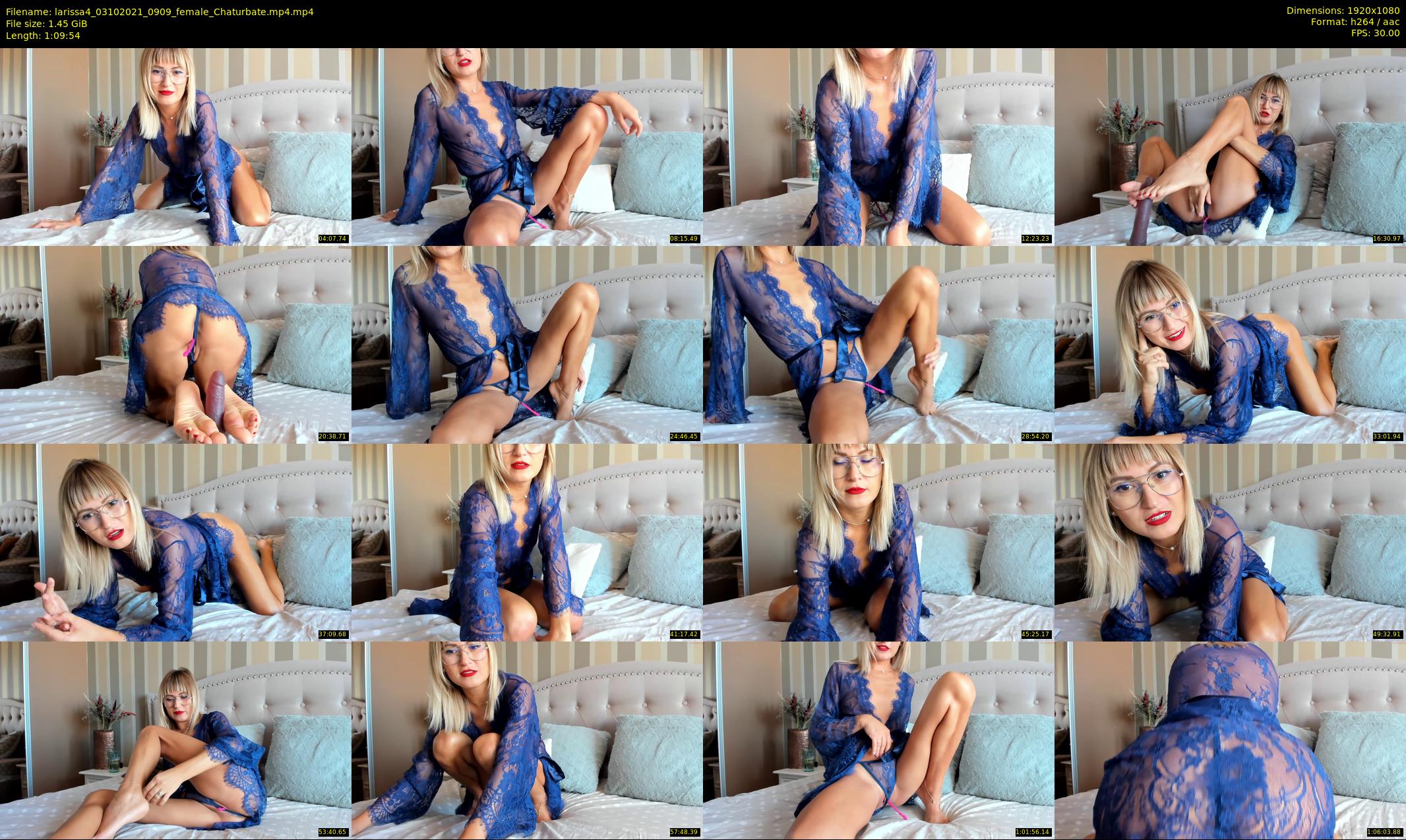 larissa4 — 70 minute Chaturbate female cam show recording, 1080p, Oct 3, 2021