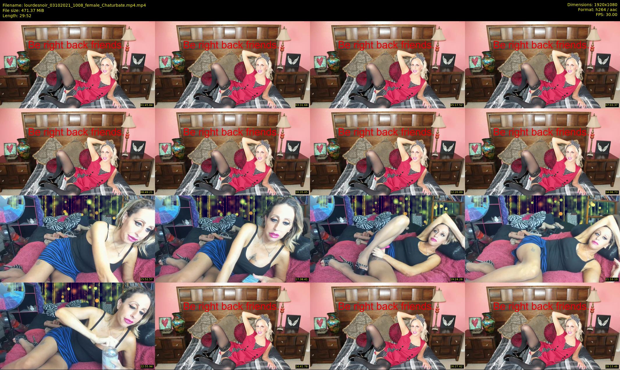 lourdesnoir — 30 minute Chaturbate female cam show recording, 1080p, Oct 3, 2021