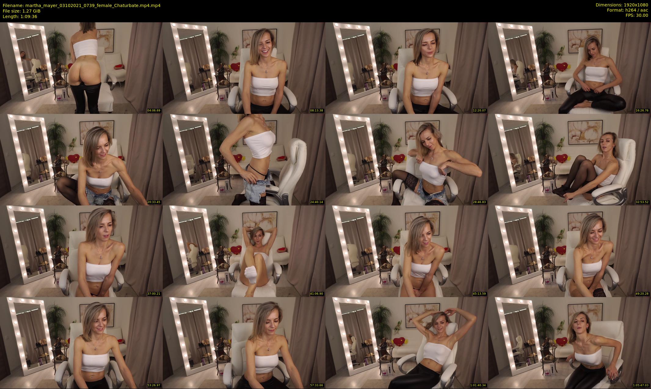 martha_mayer — 70 minute Chaturbate female cam show recording, 1080p, Oct 3, 2021