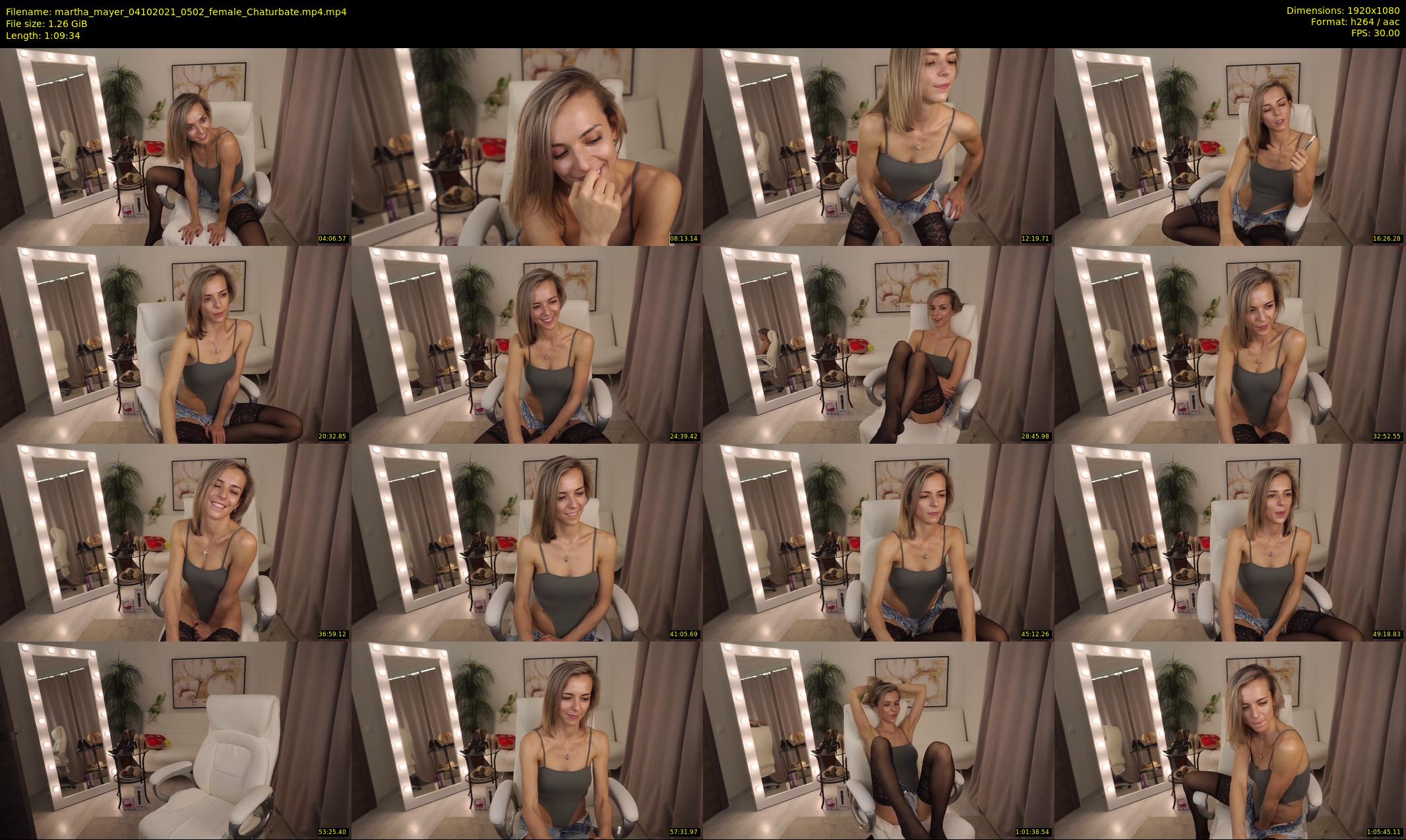 martha_mayer — 70 minute Chaturbate female cam show recording, 1080p, Oct 4, 2021