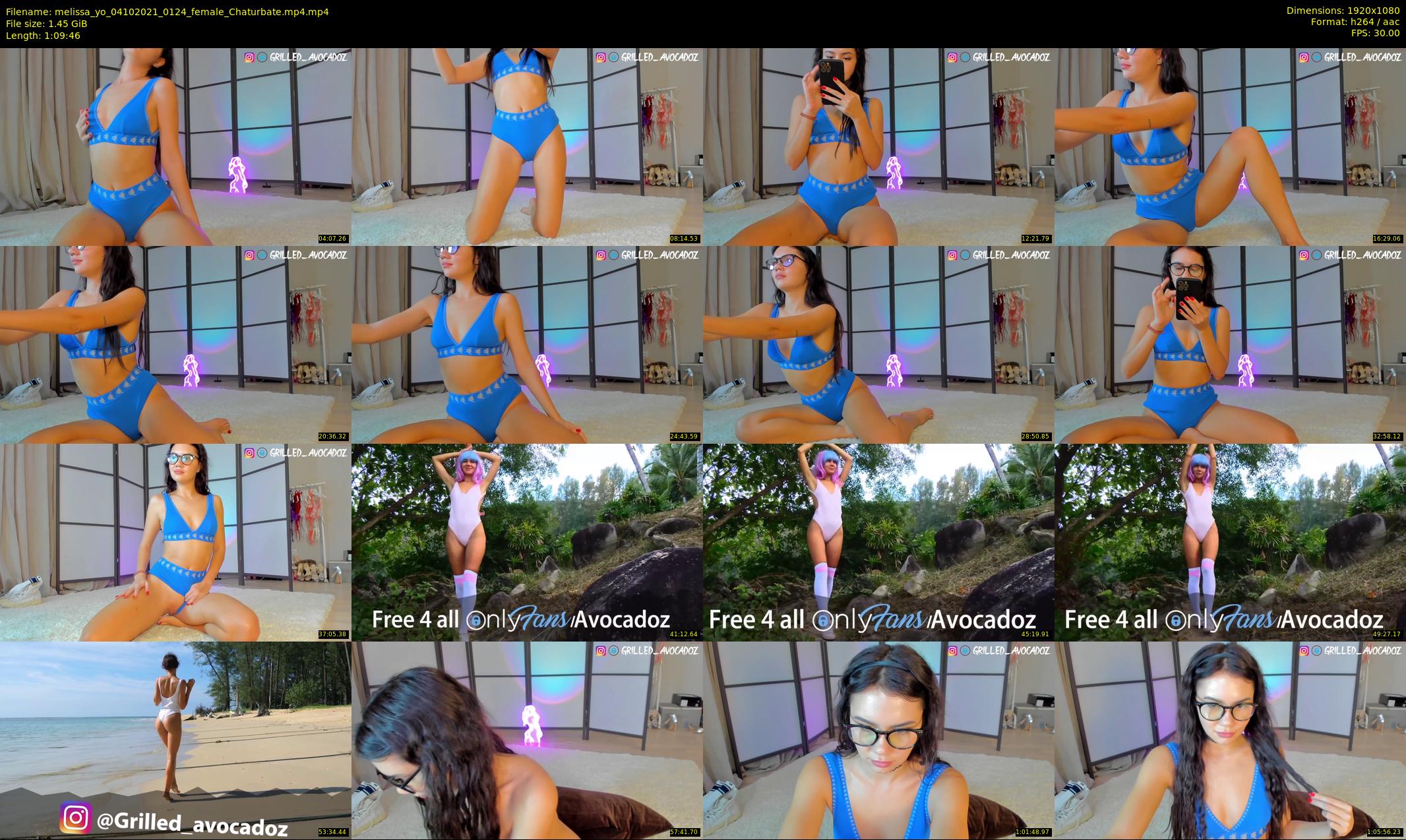 melissa_yo — 70 minute Chaturbate female cam show recording, 1080p, Oct 4, 2021