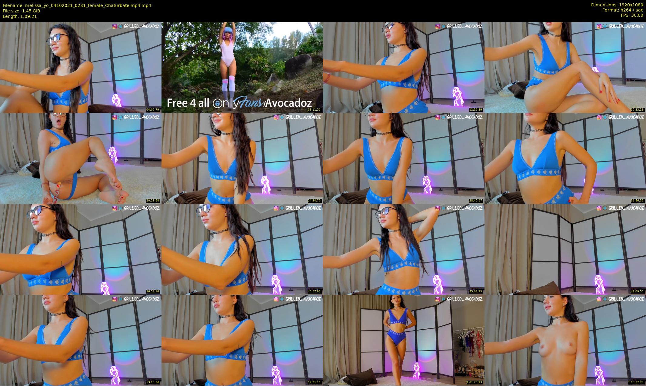 melissa_yo — 70 minute Chaturbate female cam show recording, 1080p, Oct 4, 2021