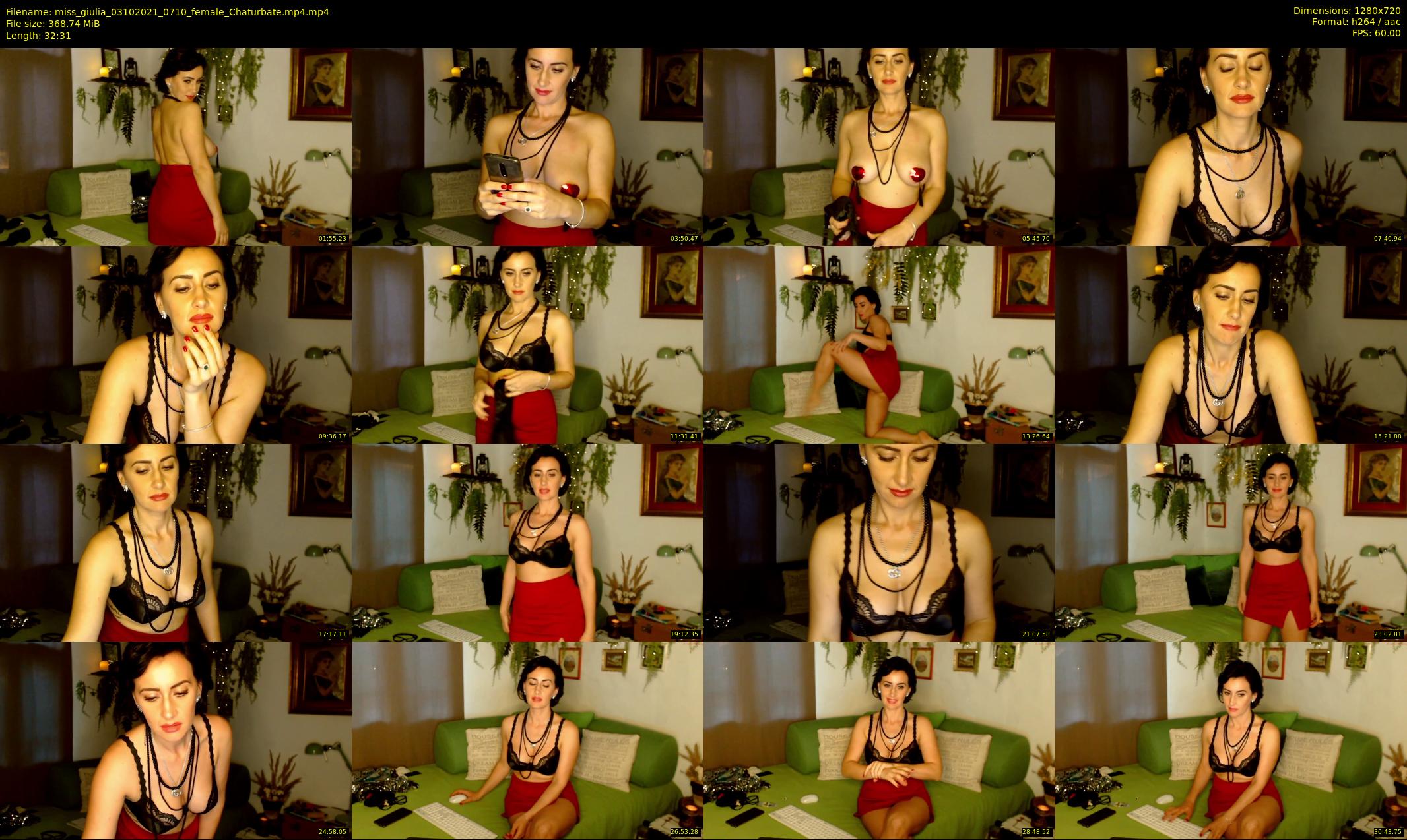 miss_giulia — 33 minute Chaturbate female cam show recording, 720p, Oct 3, 2021