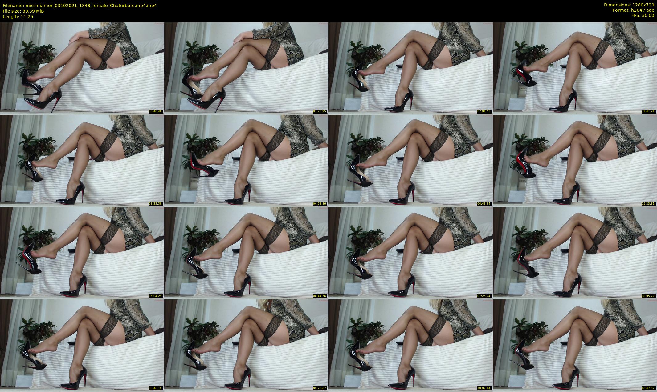 missmiamor — 12 minute Chaturbate female cam show recording, 720p, Oct 3, 2021