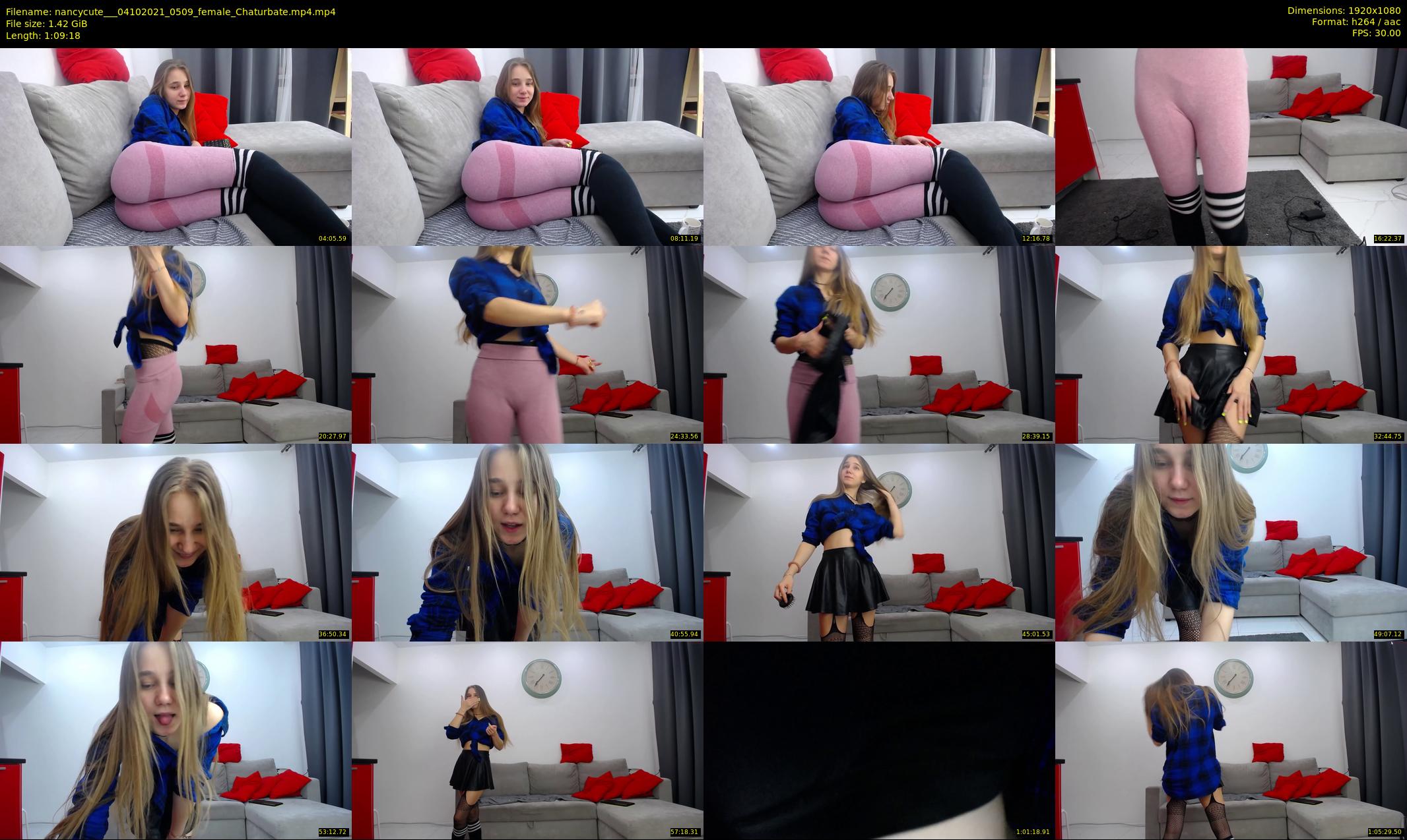 nancycute__ — 70 minute Chaturbate female cam show recording, 1080p, Oct 4, 2021