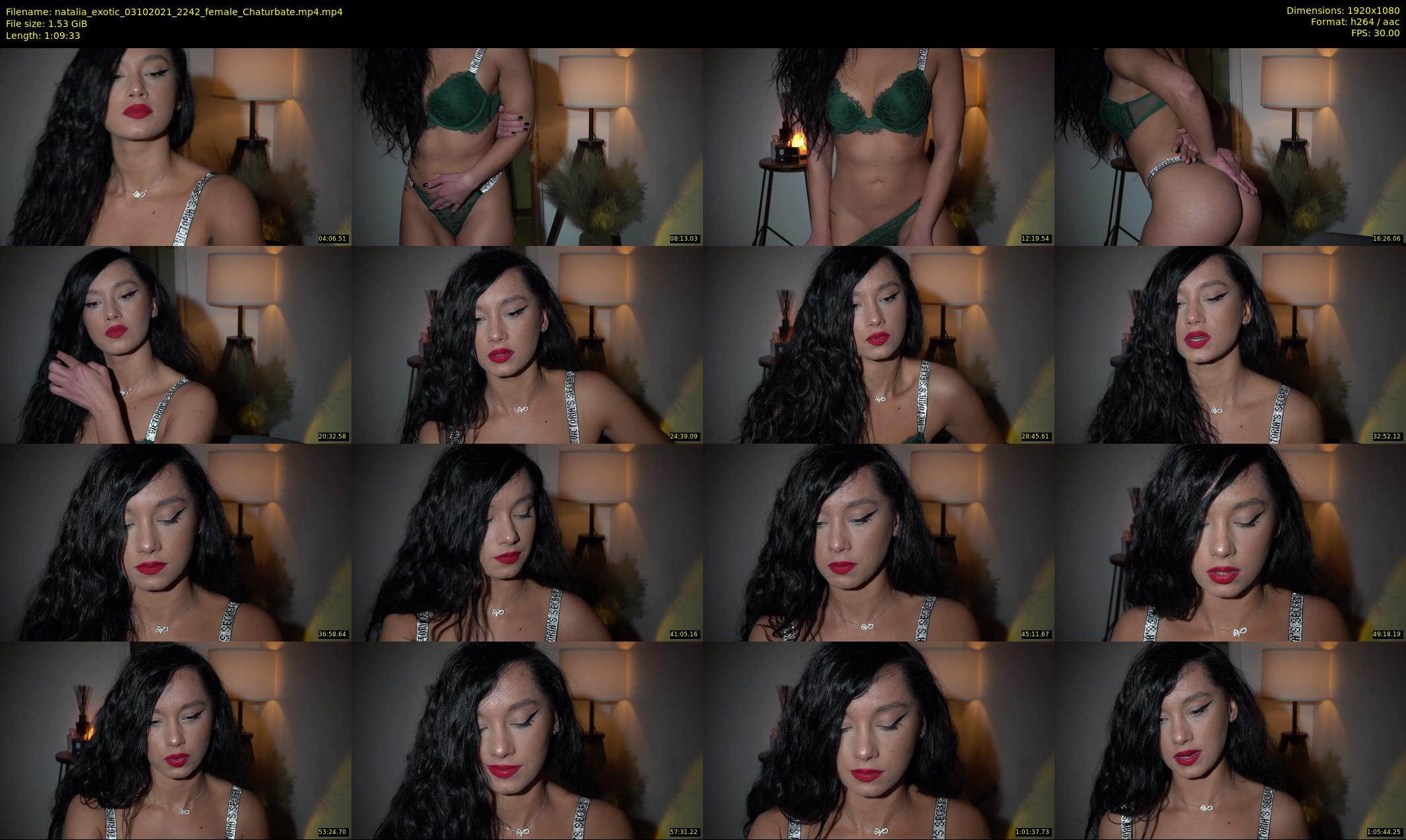 natalia_exotic — 70 minute Chaturbate female cam show recording, 1080p, Oct 3, 2021