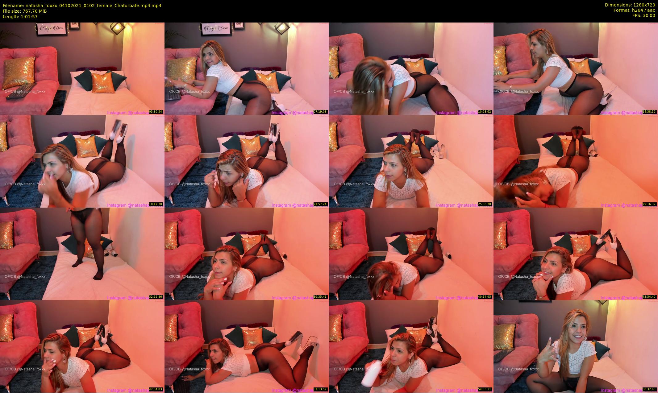natasha_foxxx — 62 minute Chaturbate female cam show recording, 720p, Oct 4, 2021