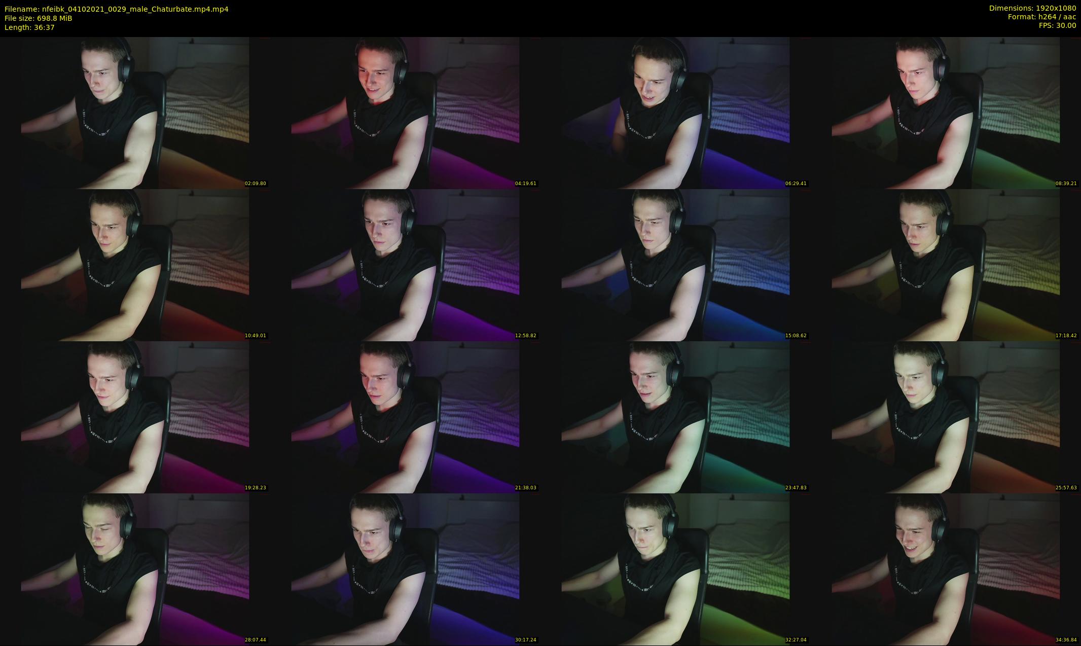 nfeibk — 37 minute Chaturbate male cam show recording, 1080p, Oct 4, 2021