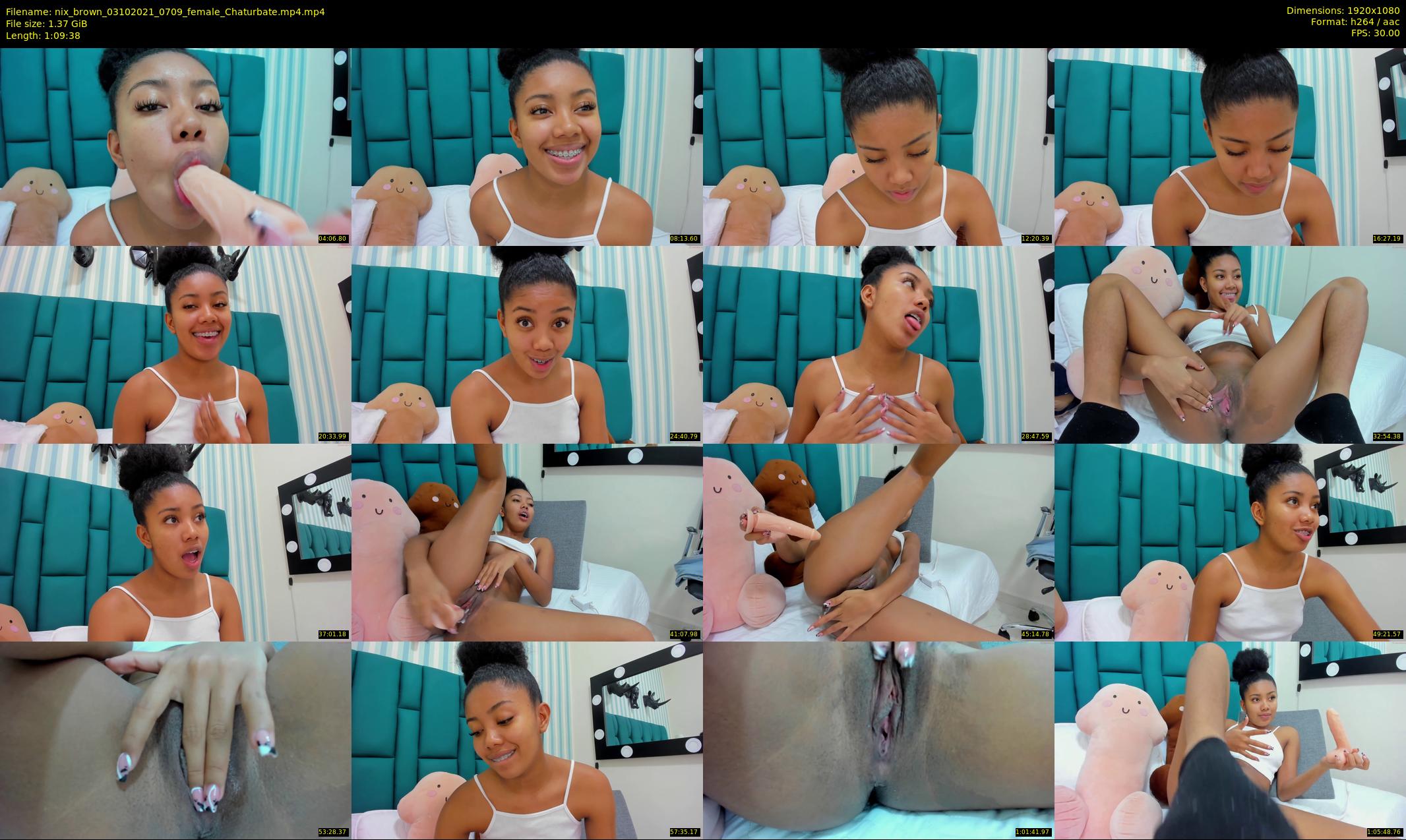 nix_brown — 70 minute Chaturbate female cam show recording, 1080p, Oct 3, 2021