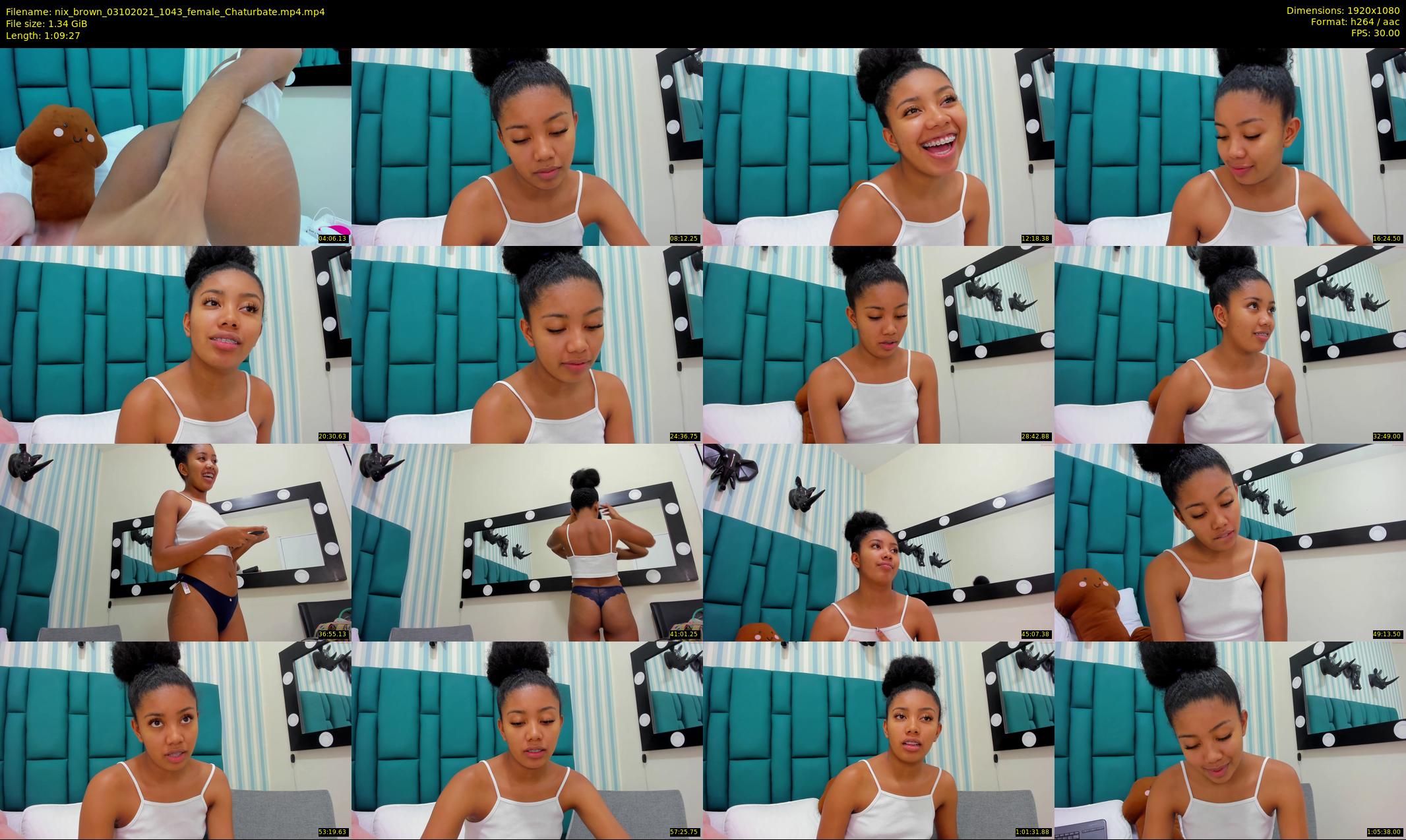 nix_brown — 70 minute Chaturbate female cam show recording, 1080p, Oct 3, 2021