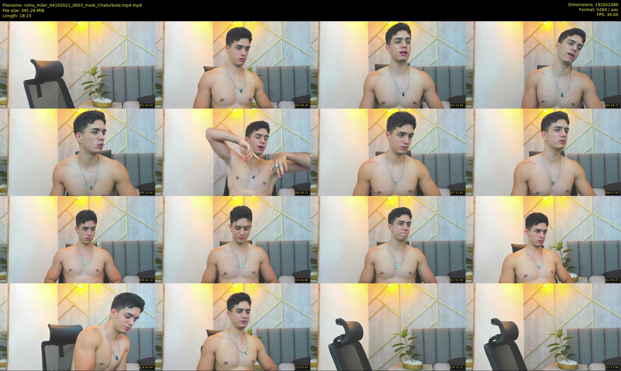 noha_miler — 19 minute Chaturbate male cam show recording, 1080p, Oct 4, 2021