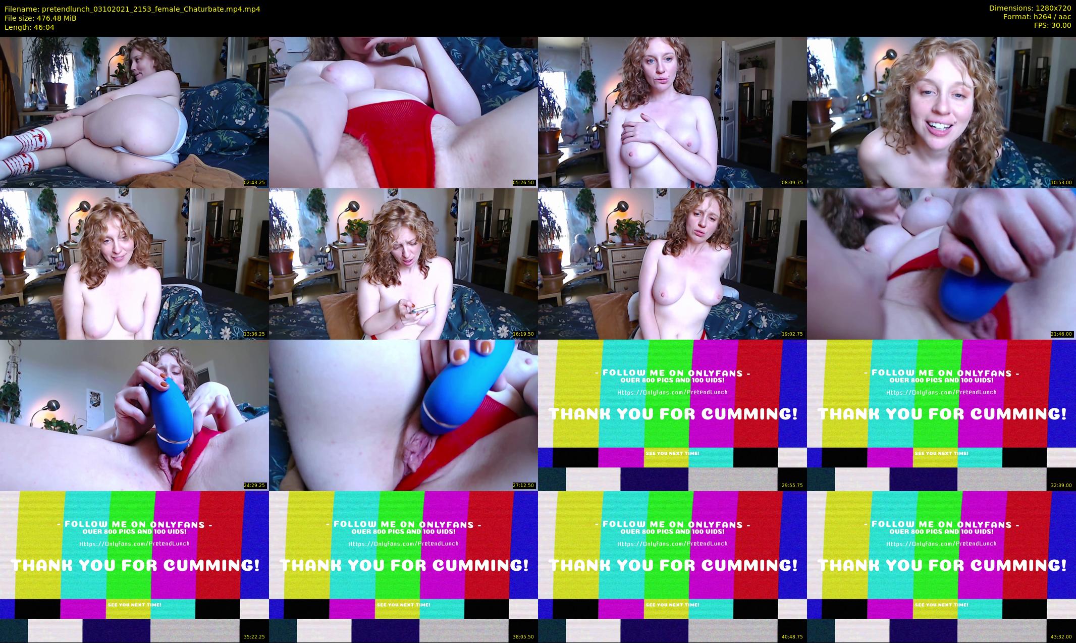 pretendlunch — 47 minute Chaturbate couple cam show recording, 720p, Oct 3, 2021