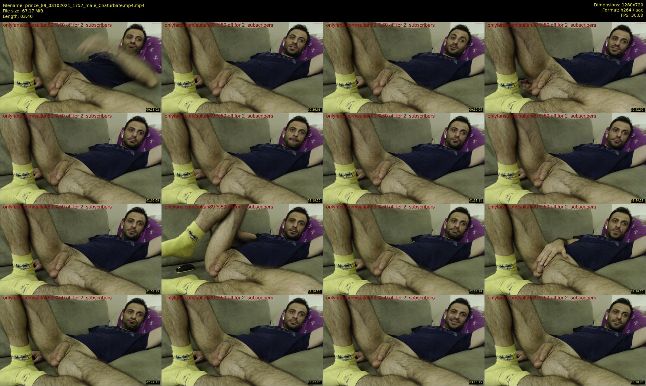 prince_89 — 4 minute Chaturbate male cam show recording, 720p, Oct 3, 2021