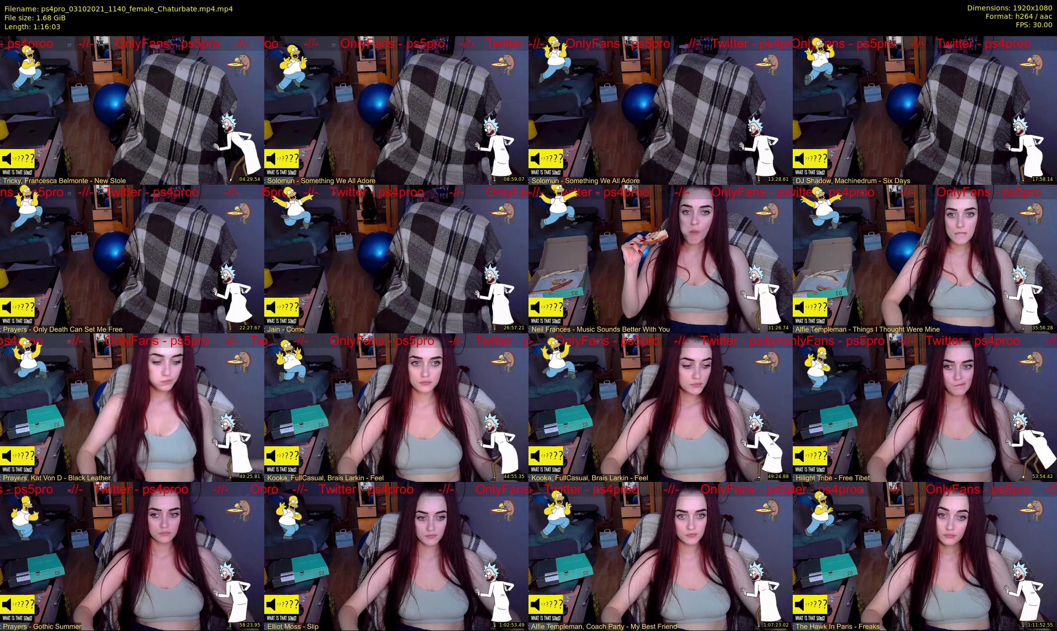 ps4pro — 77 minute Chaturbate female cam show recording, 1080p, Oct 3, 2021