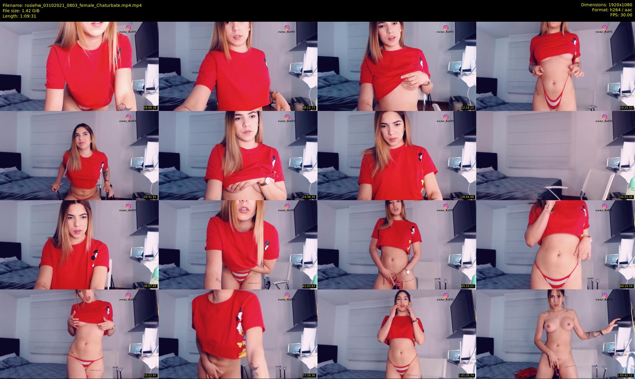 rosiehw — 70 minute Chaturbate couple cam show recording, 1080p, Oct 3, 2021