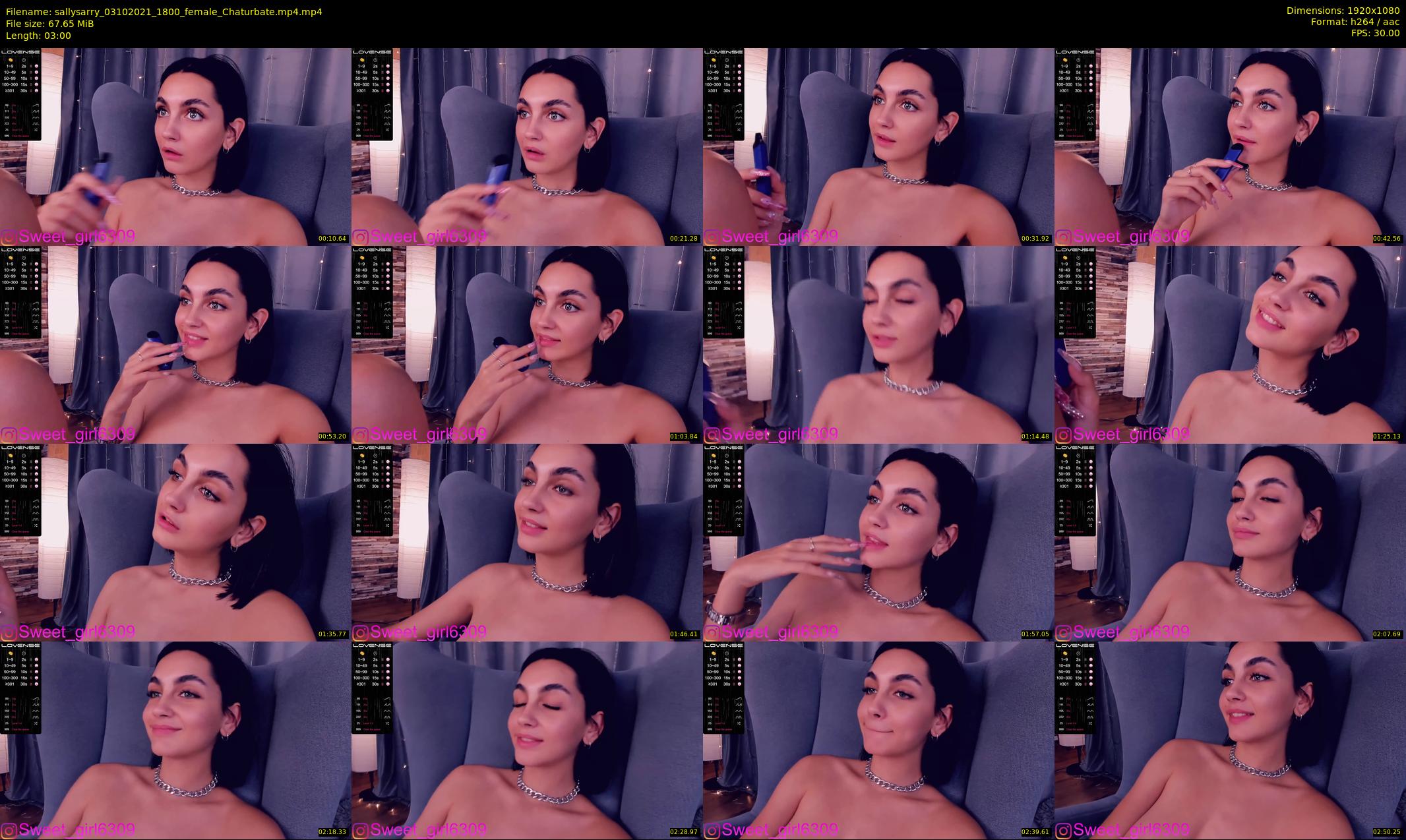 sallysarry — 3 minute Chaturbate couple cam show recording, 1080p, Oct 3, 2021