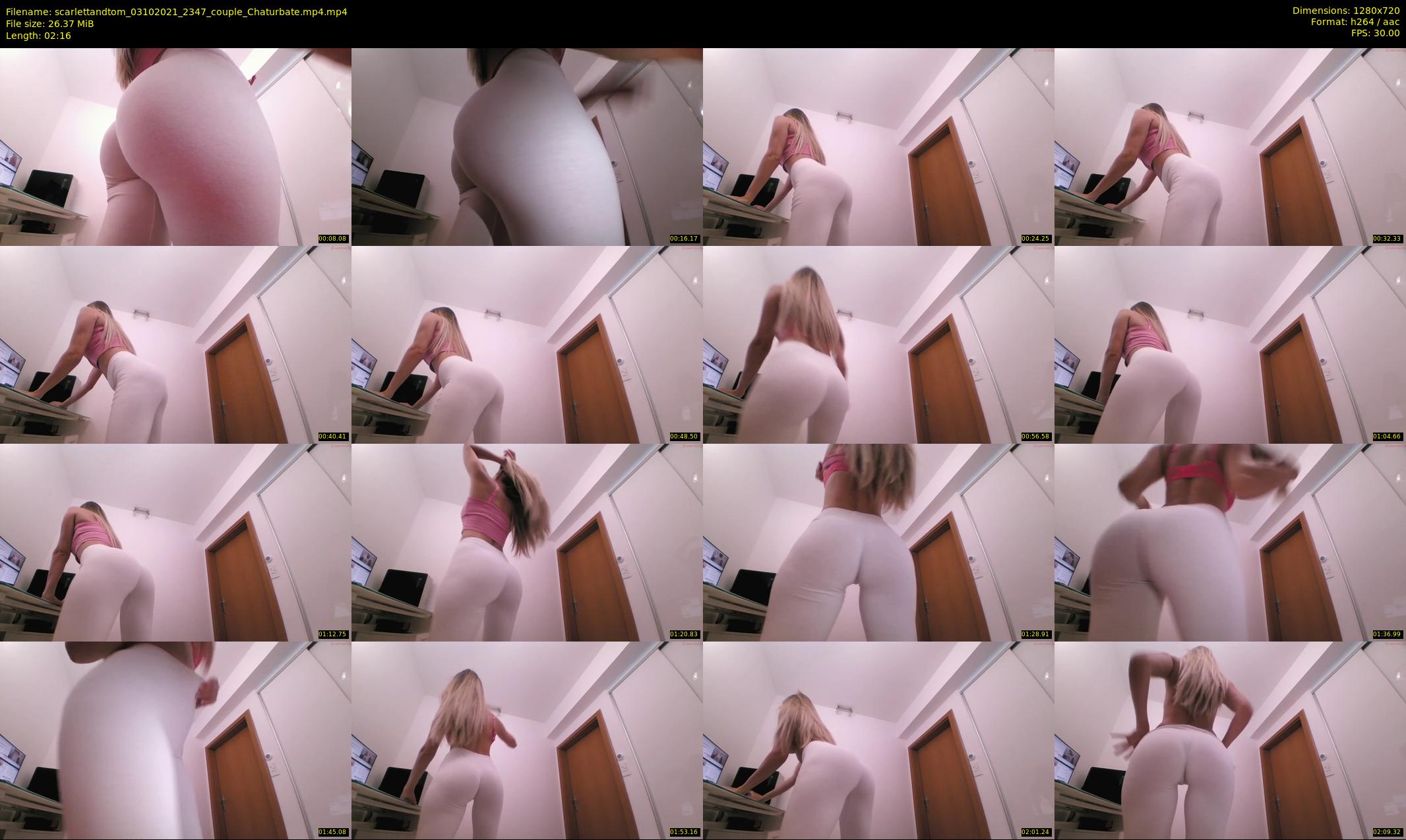 scarlettandtom — 3 minute Chaturbate couple cam show recording, 720p, Oct 3, 2021