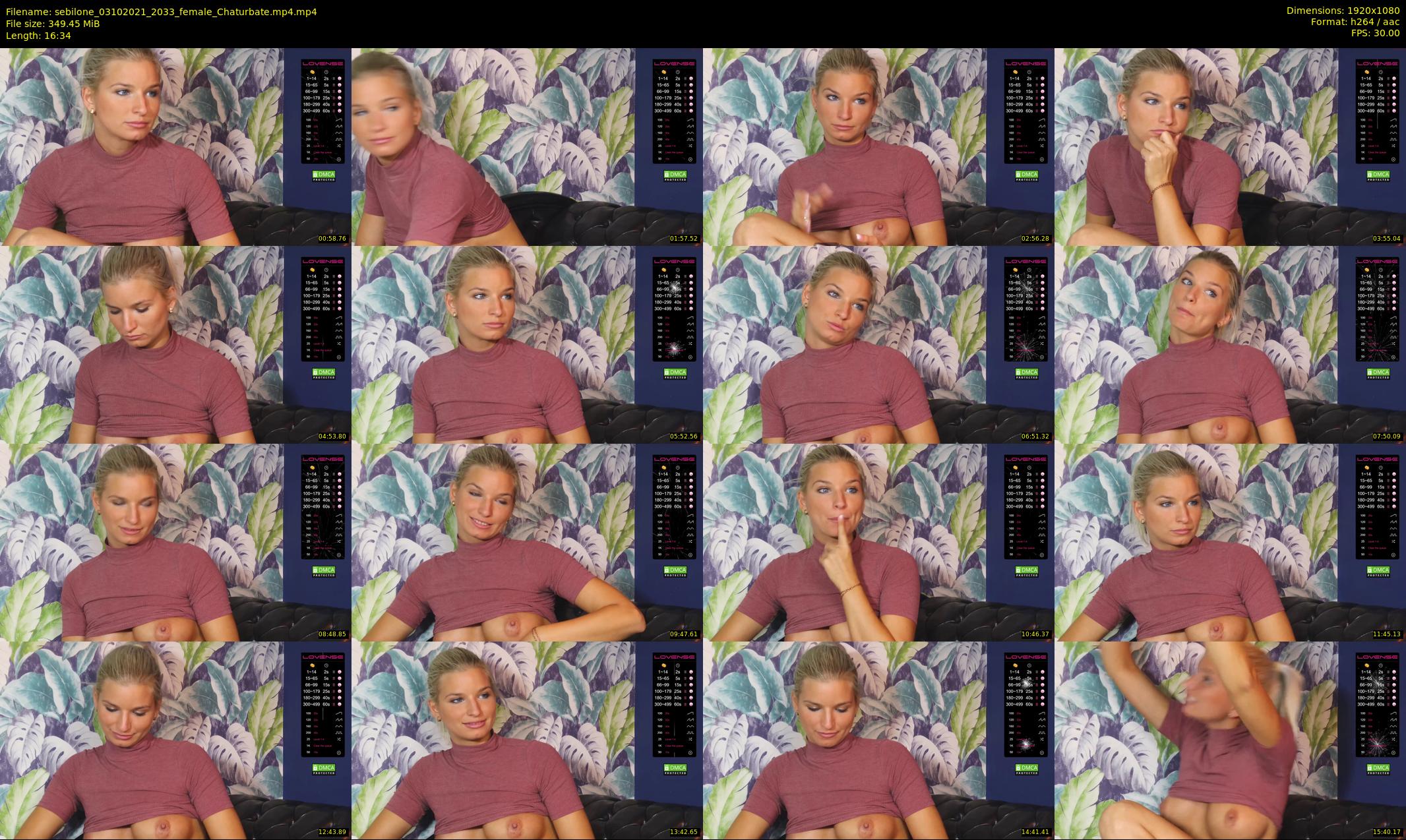 sebilone — 17 minute Chaturbate couple cam show recording, 1080p, Oct 3, 2021