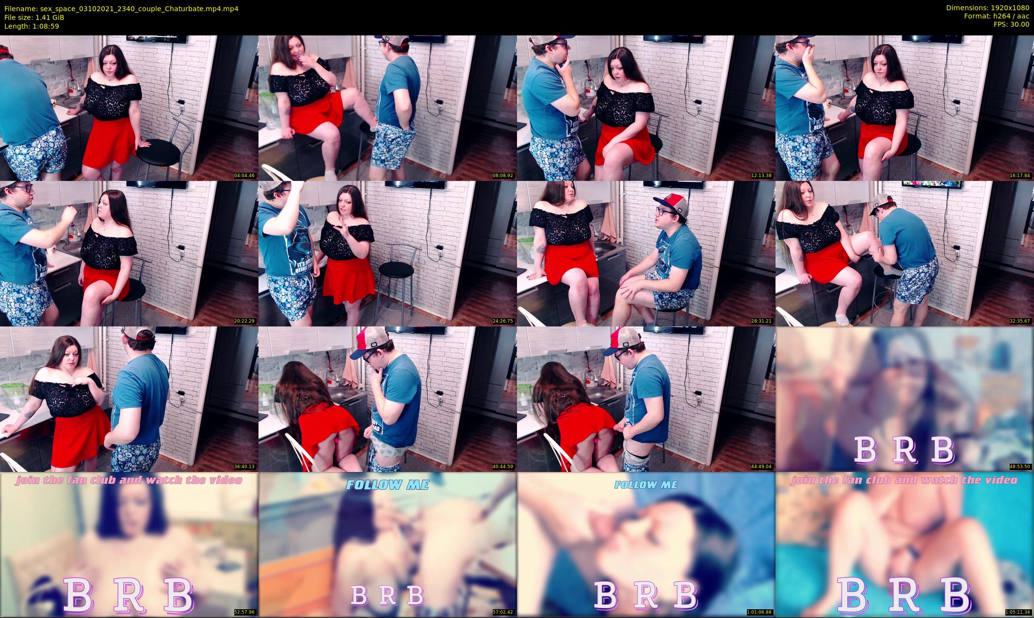 sex_space — 69 minute Chaturbate couple cam show recording, 1080p, Oct 3, 2021