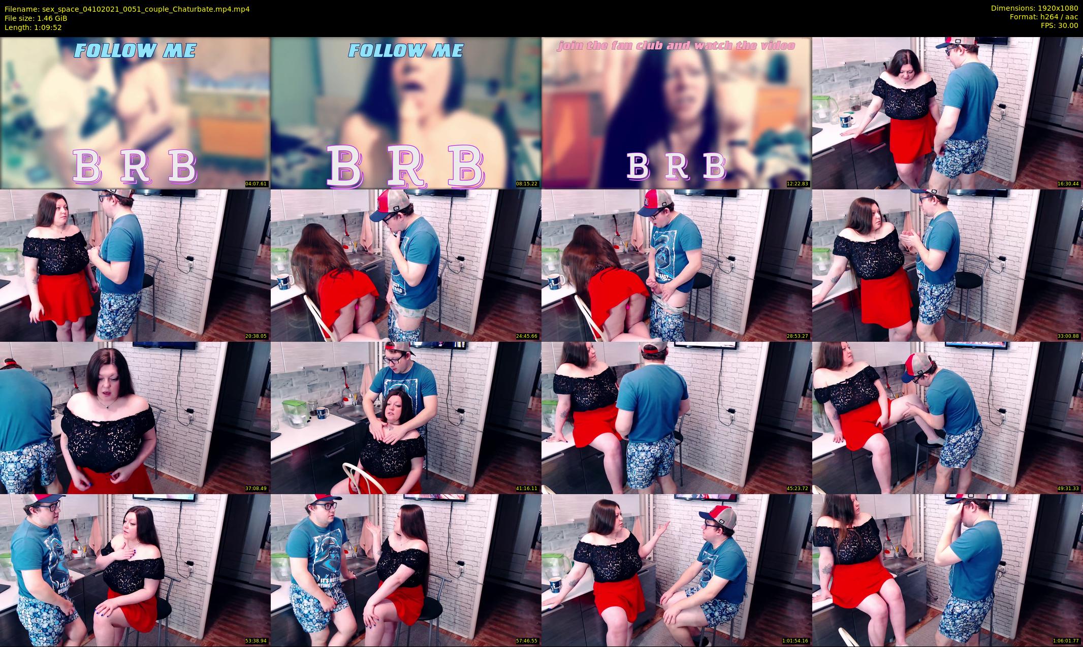 sex_space — 70 minute Chaturbate couple cam show recording, 1080p, Oct 4, 2021
