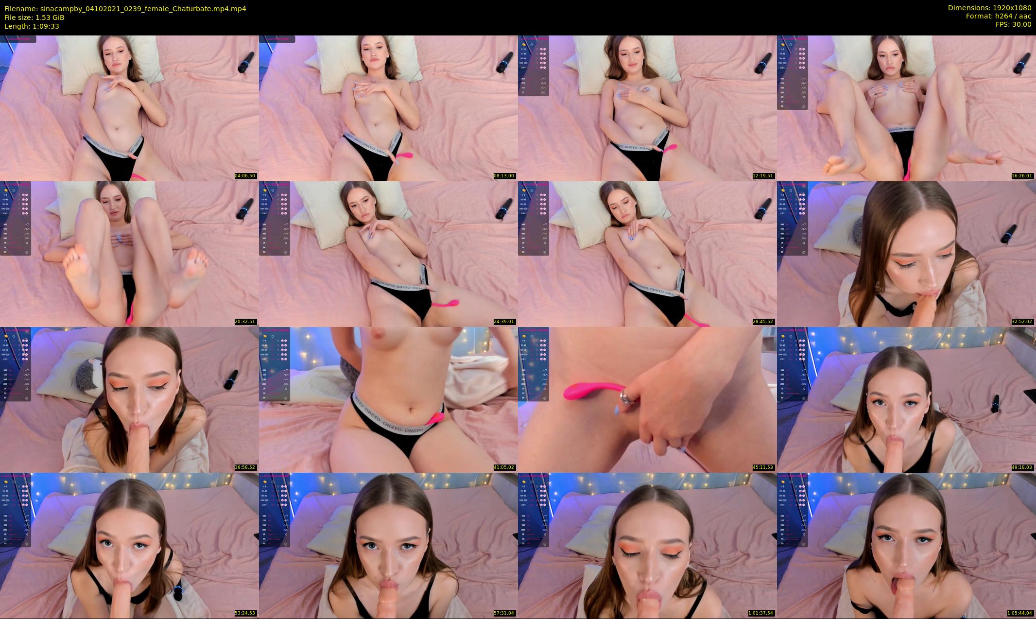 sinacampby — 70 minute Chaturbate couple cam show recording, 1080p, Oct 4, 2021