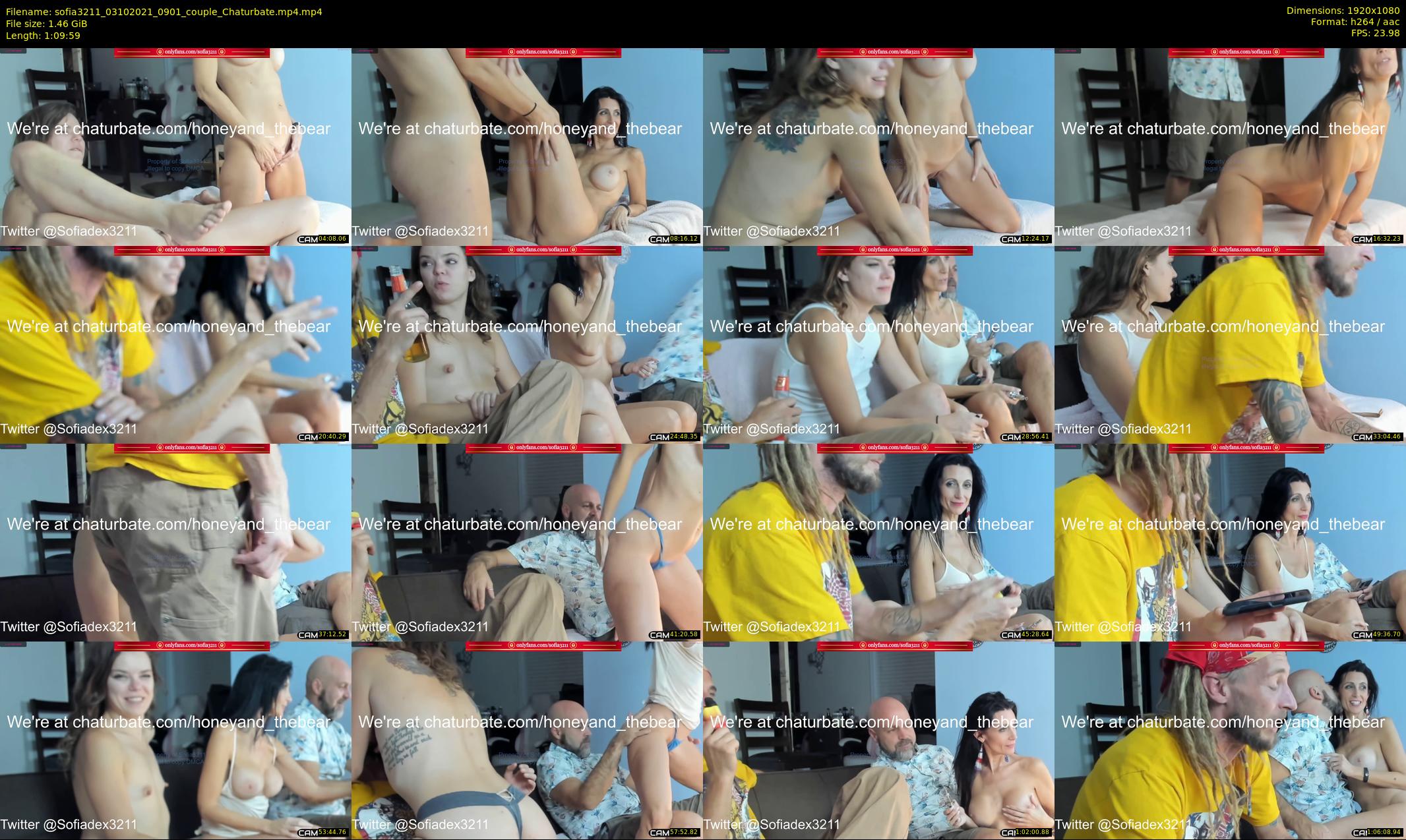 sofia3211 — 70 minute Chaturbate couple cam show recording, 1080p, Oct 3, 2021