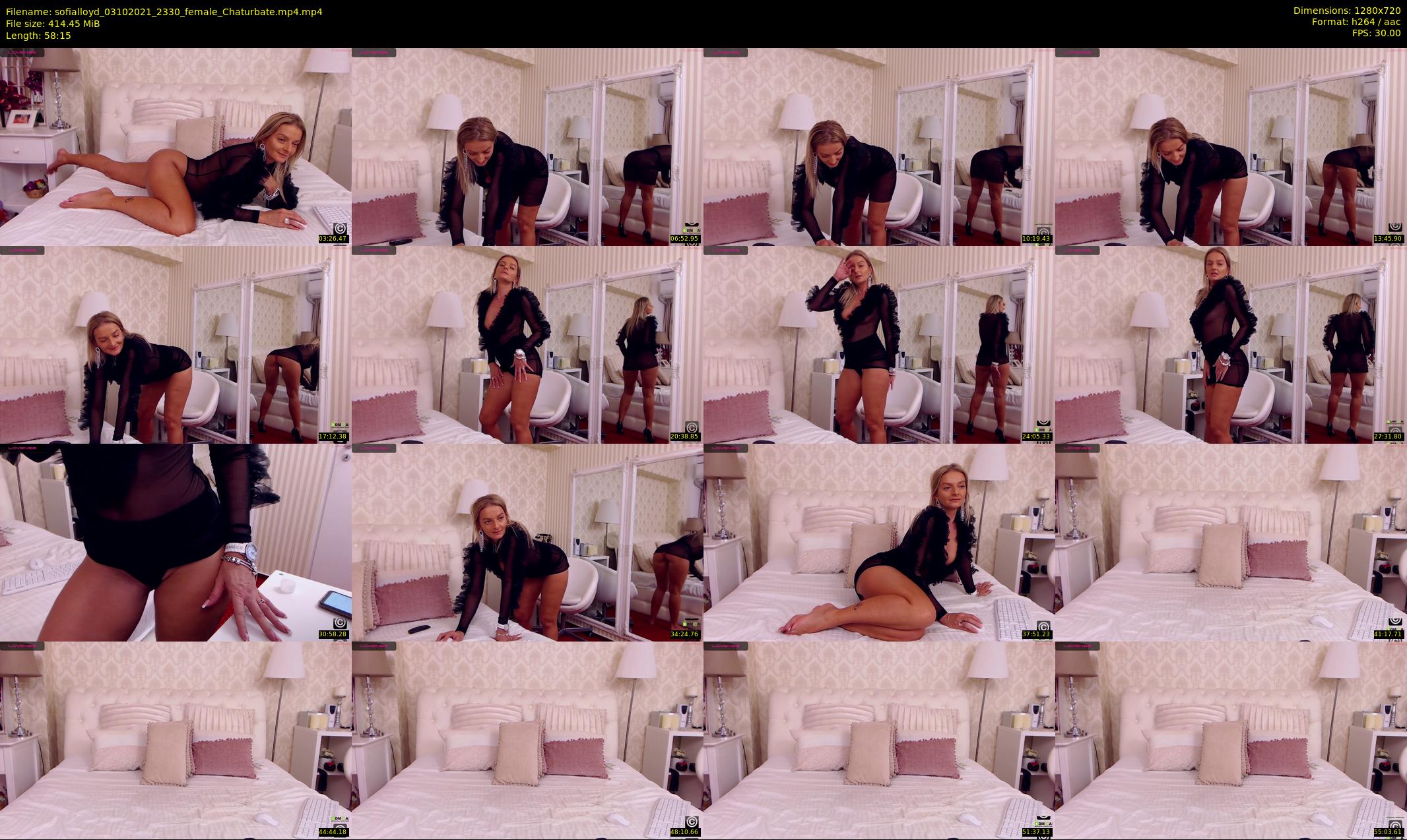 sofialloyd — 59 minute Chaturbate female cam show recording, 720p, Oct 3, 2021