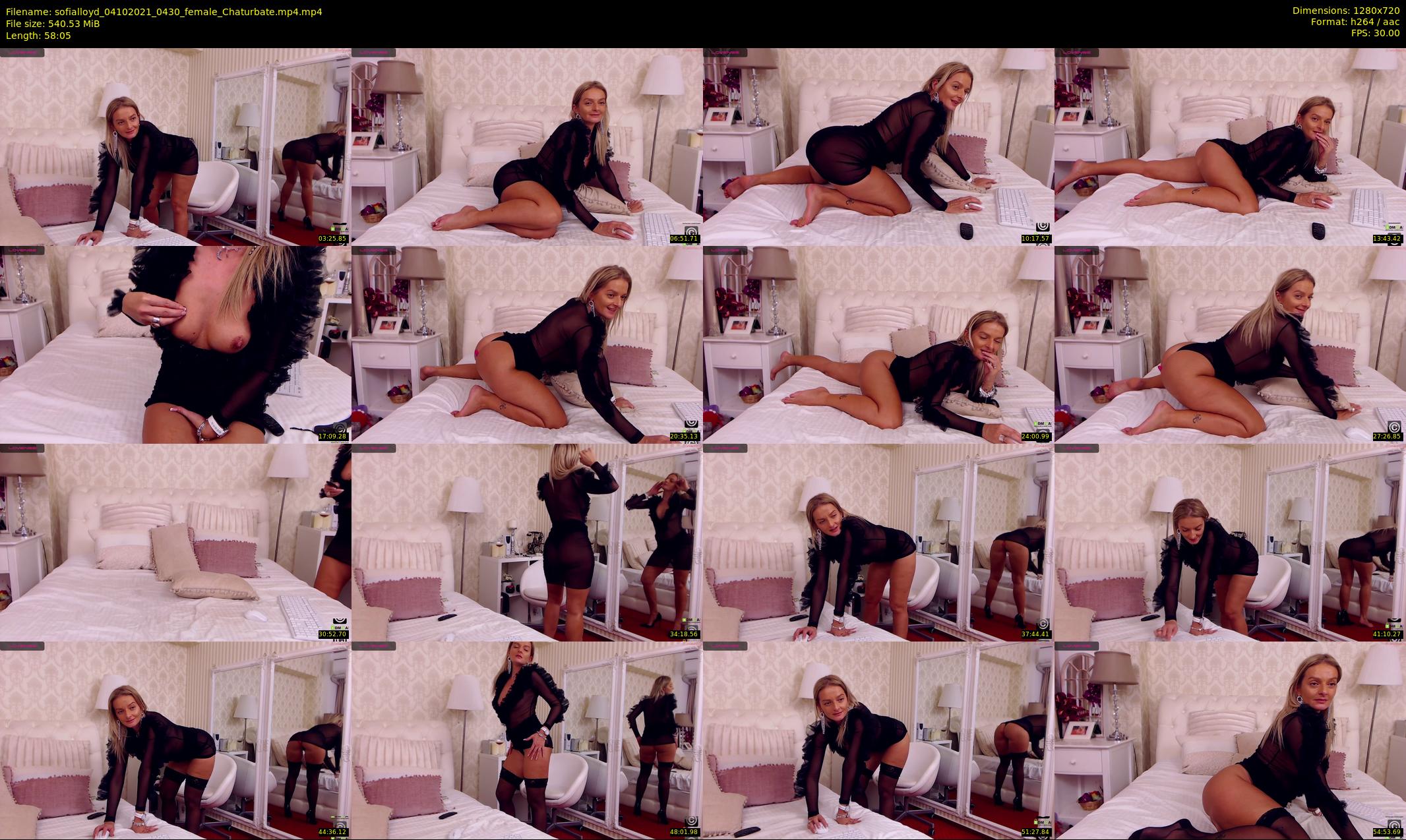 sofialloyd — 59 minute Chaturbate female cam show recording, 720p, Oct 4, 2021