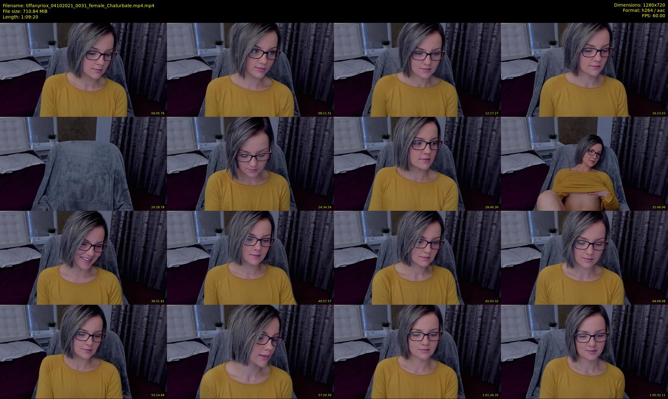 tiffanyriox — 70 minute Chaturbate female cam show recording, 720p, Oct 4, 2021
