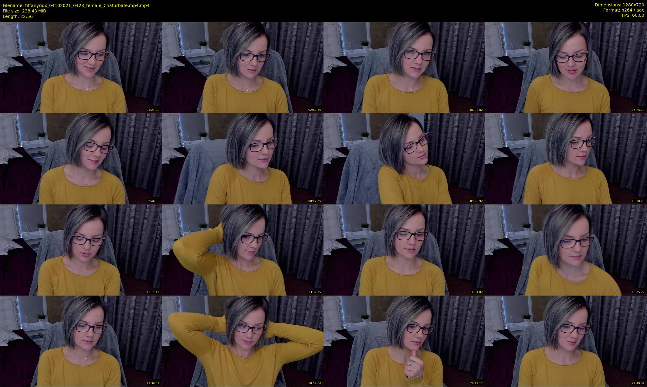 tiffanyriox — 23 minute Chaturbate female cam show recording, 720p, Oct 4, 2021