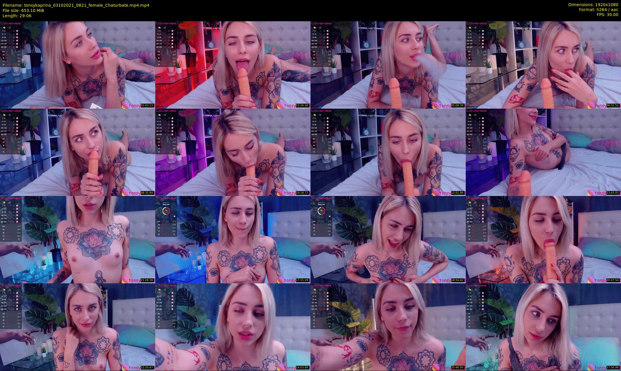tonsykaprina — 30 minute Chaturbate couple cam show recording, 1080p, Oct 3, 2021